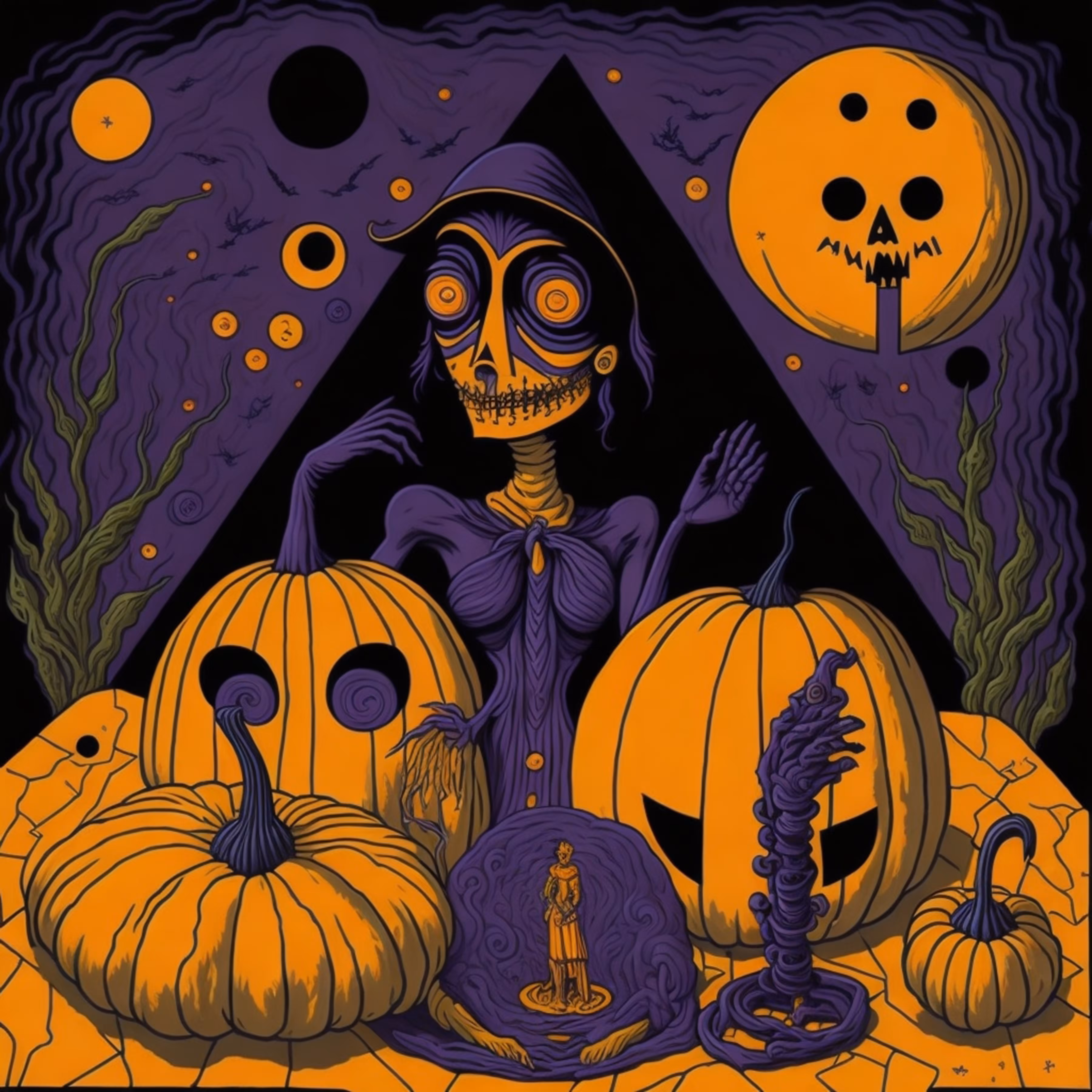 The Enigma of Pomkara: A Halloween Night's Hunt