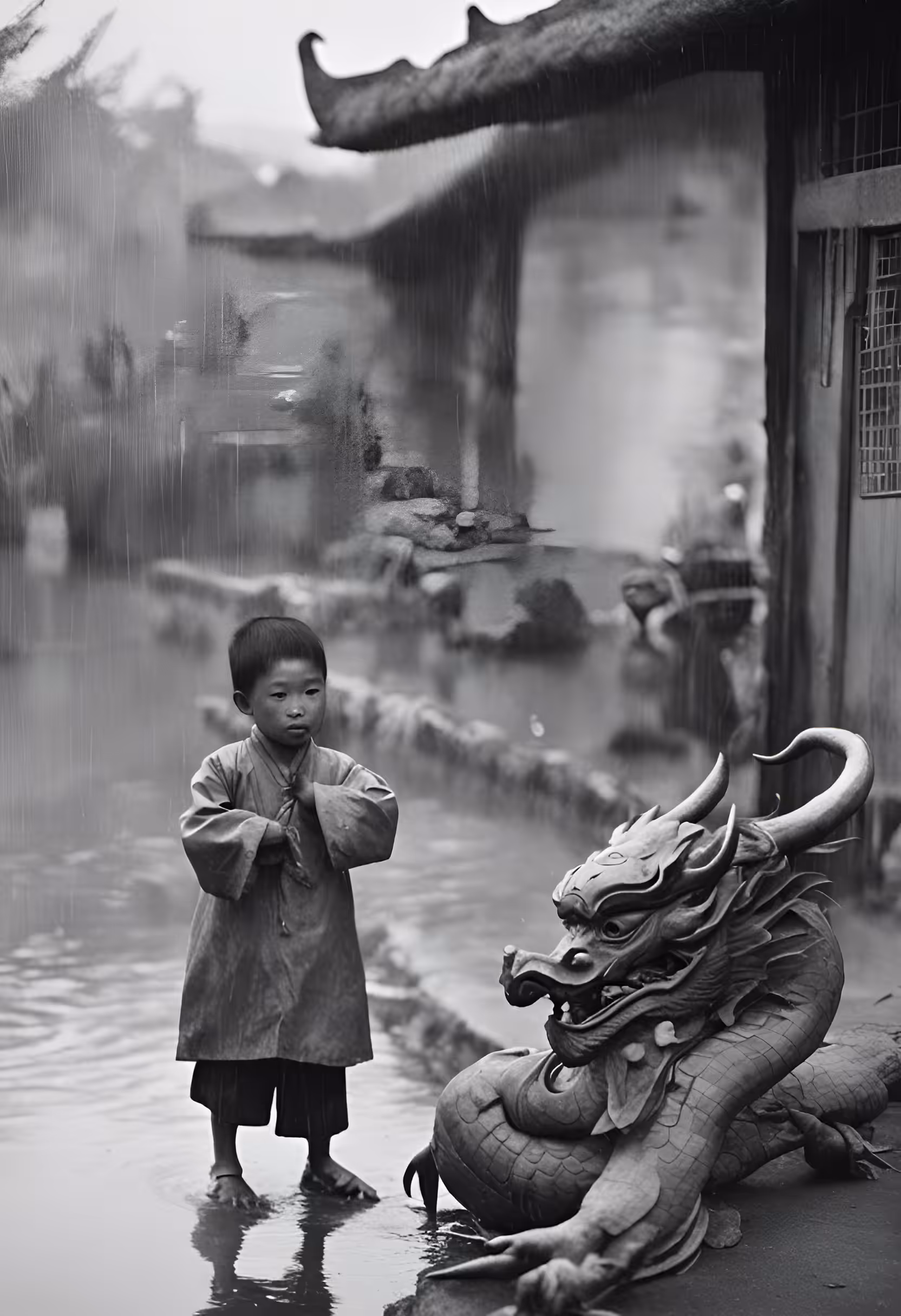 Shang Yang: The Rain Bird: Image Generated by di Giovanni's English Translation #1