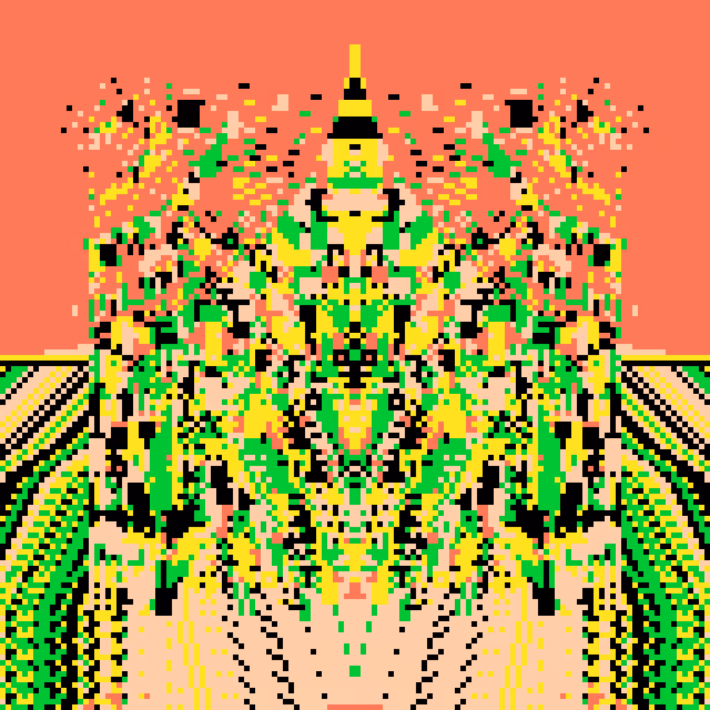 Ideocartogrpahy: Hyperspectral Temples #20