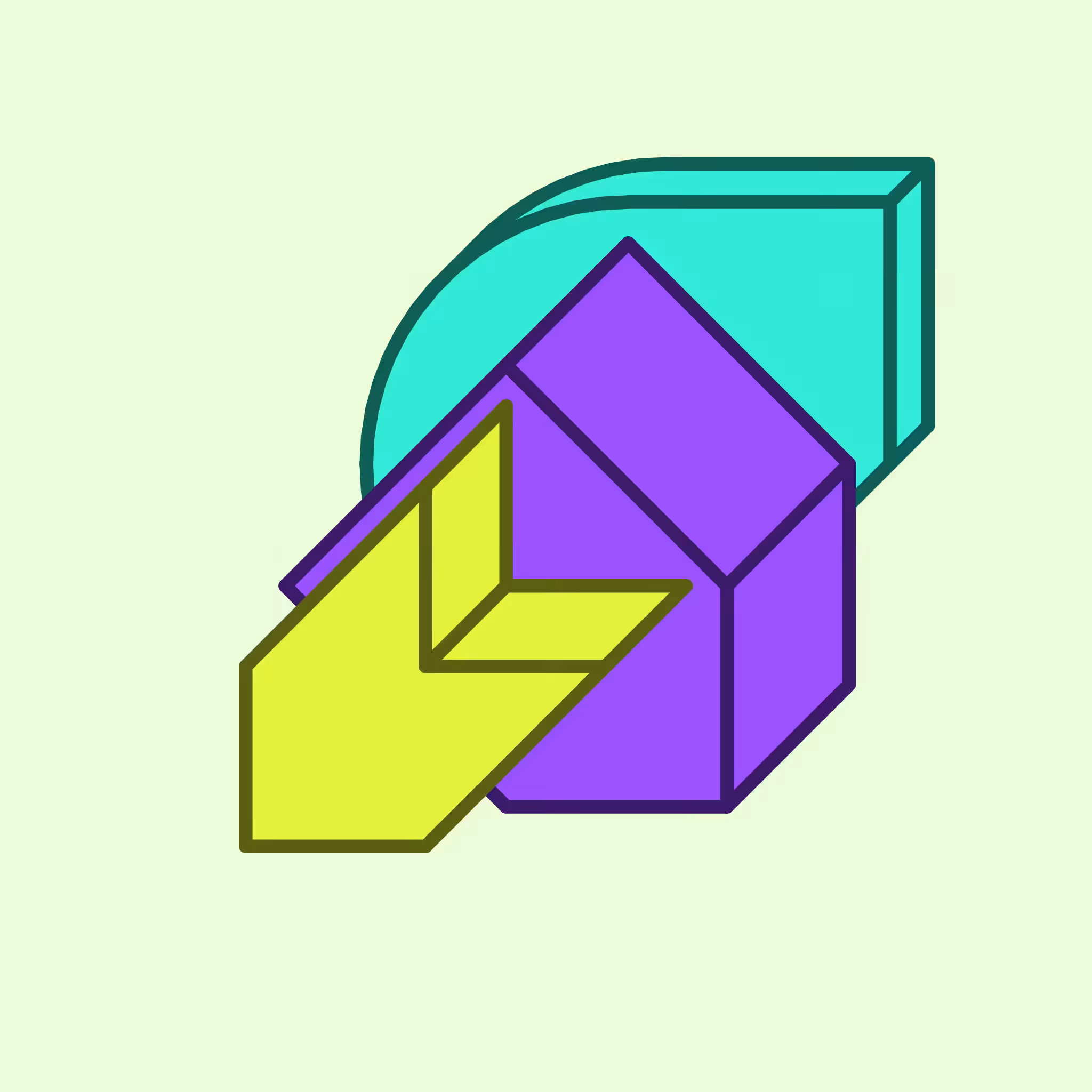 Calm shapes #1214