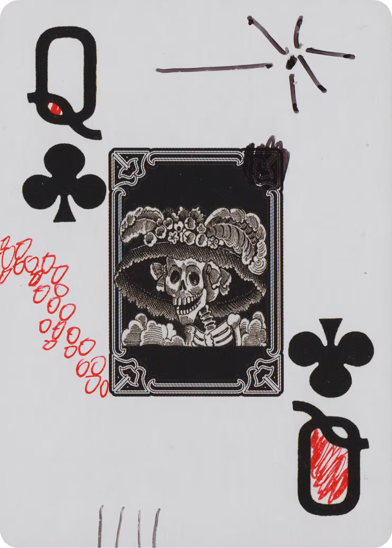 Queen of Clubs - Deck of Demise