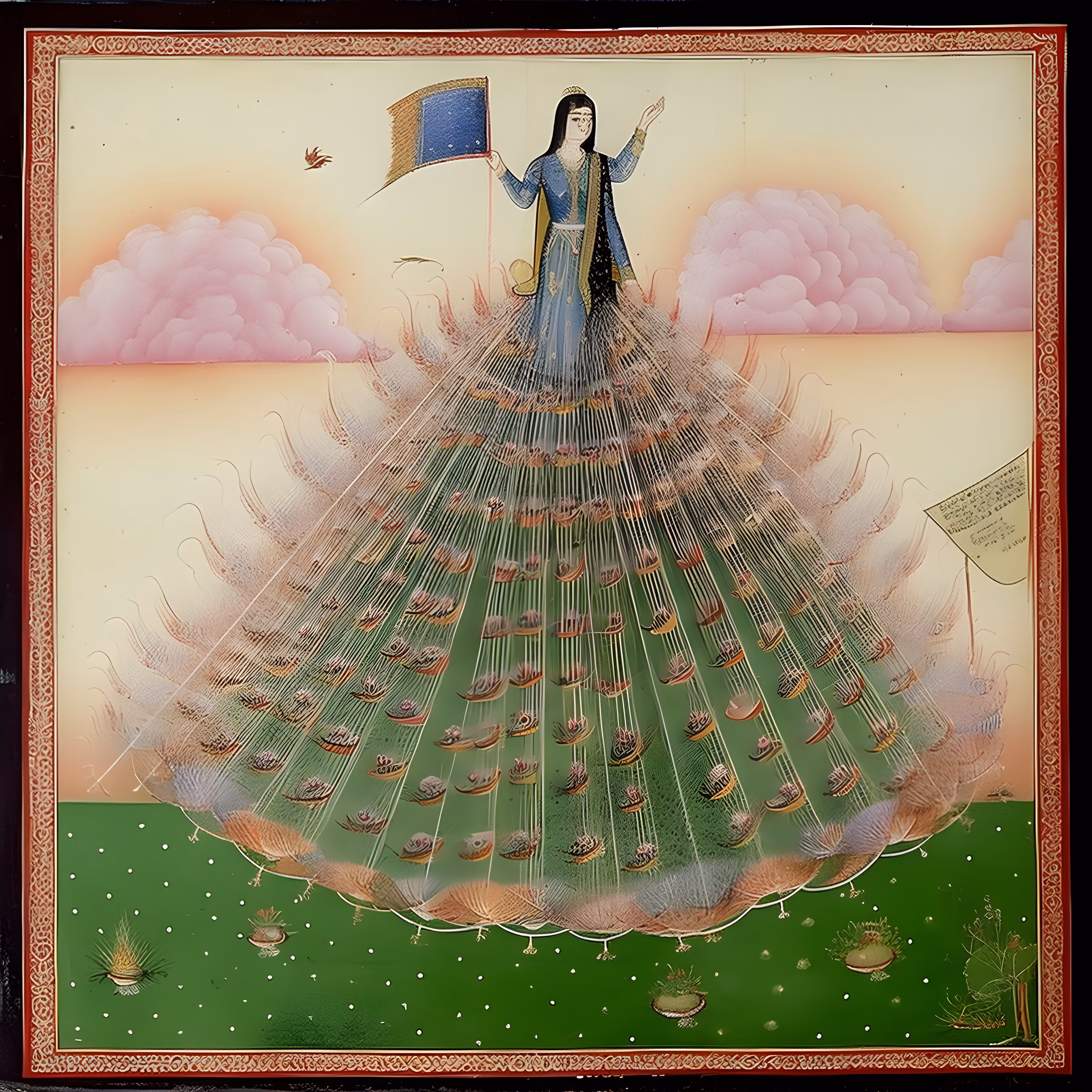A woman with a calculus machine