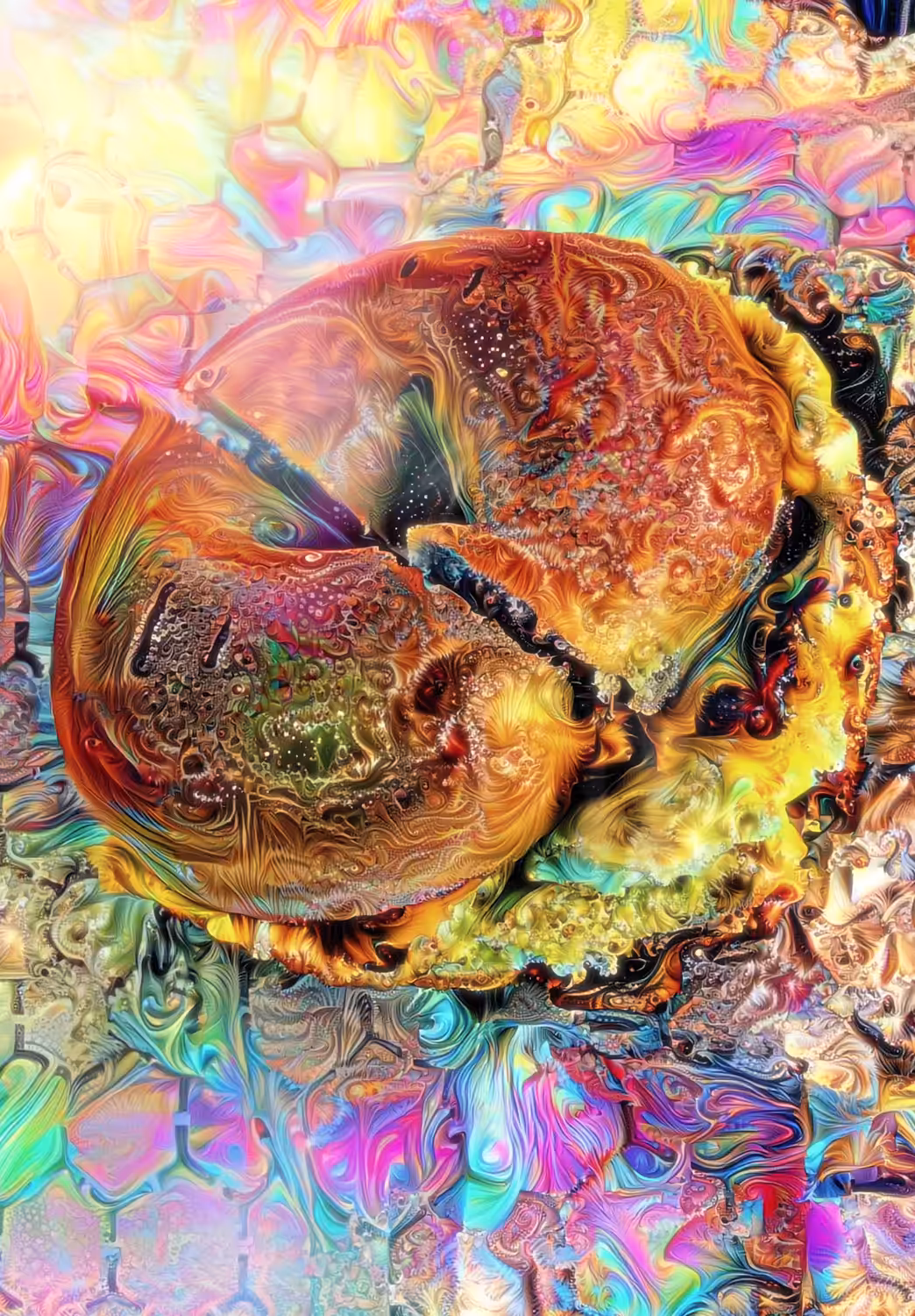 Pᔕychedelic Brekkie Bagel
