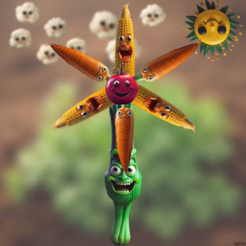 Pinwheel 143  Live Vegetables Collaboration with 🌵Osi. @yuceosi