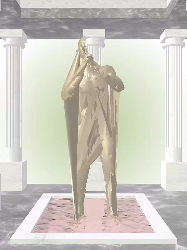 HeavenComputer: The Cheering Faded Gold Man #4599
