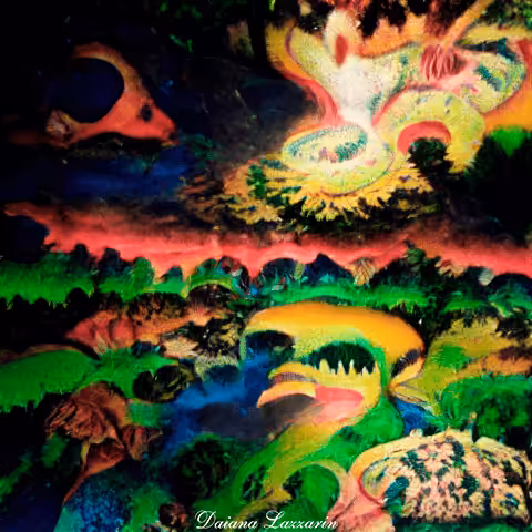 Vision of a psychedelic world III
