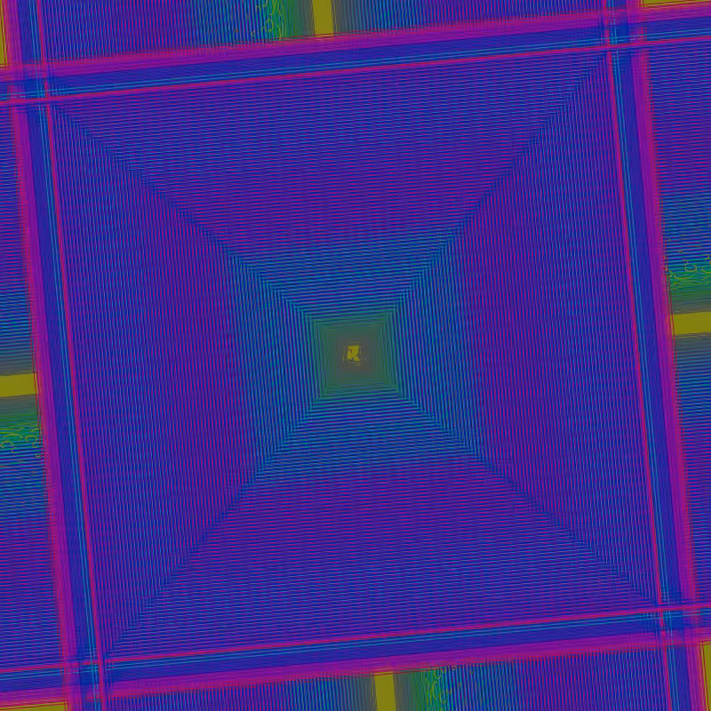 Fibonacci Rainbow Spirals 15 #4