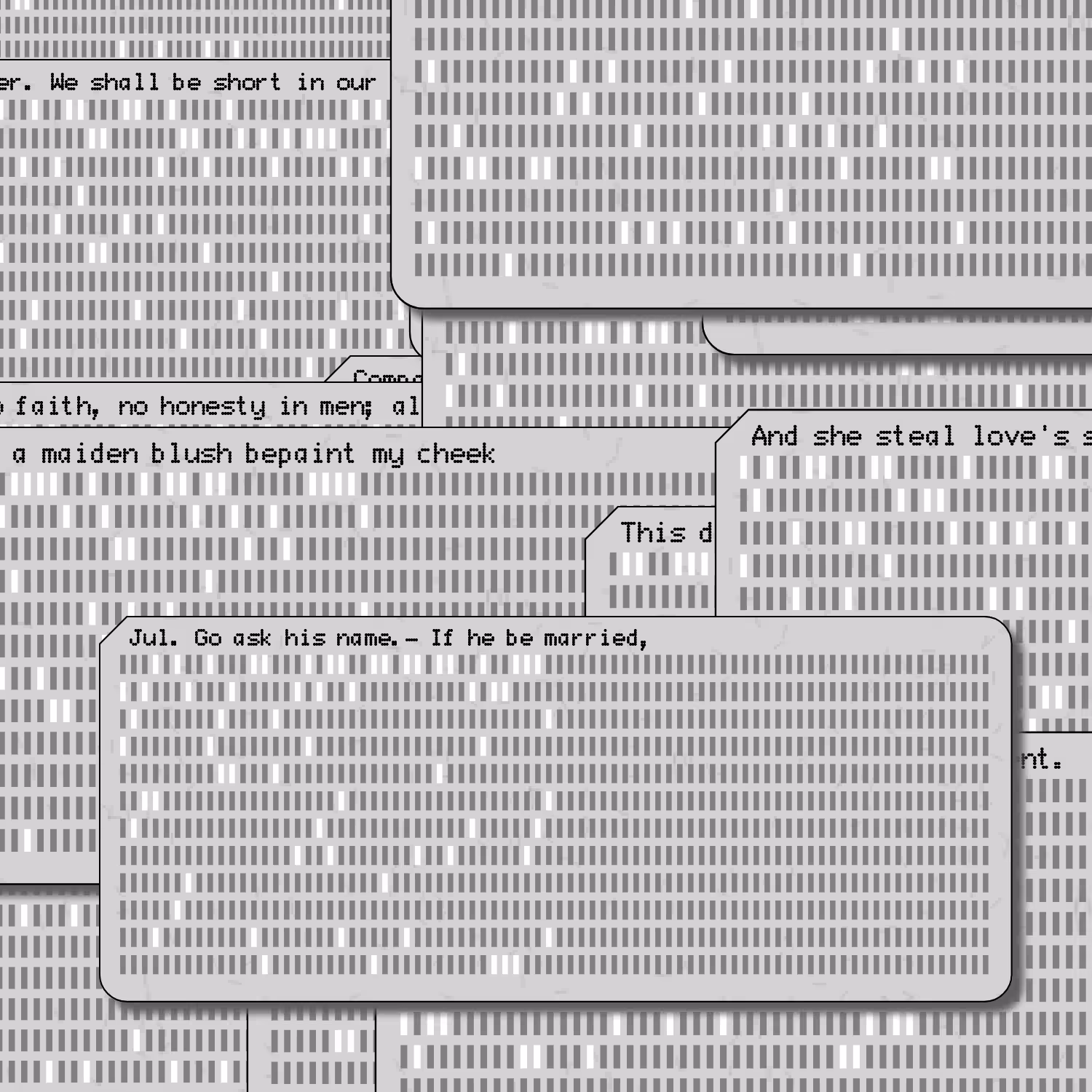 Romeo and Juliet on Punched Cards (Free) #38