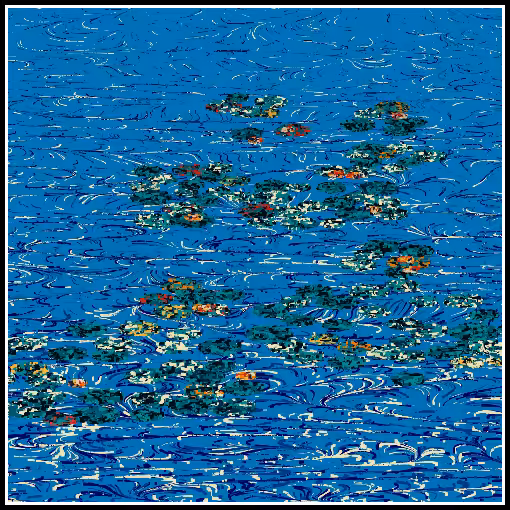 Polluted water lilies #74