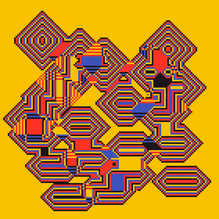 Superimposed Octagonal Pyramids #101