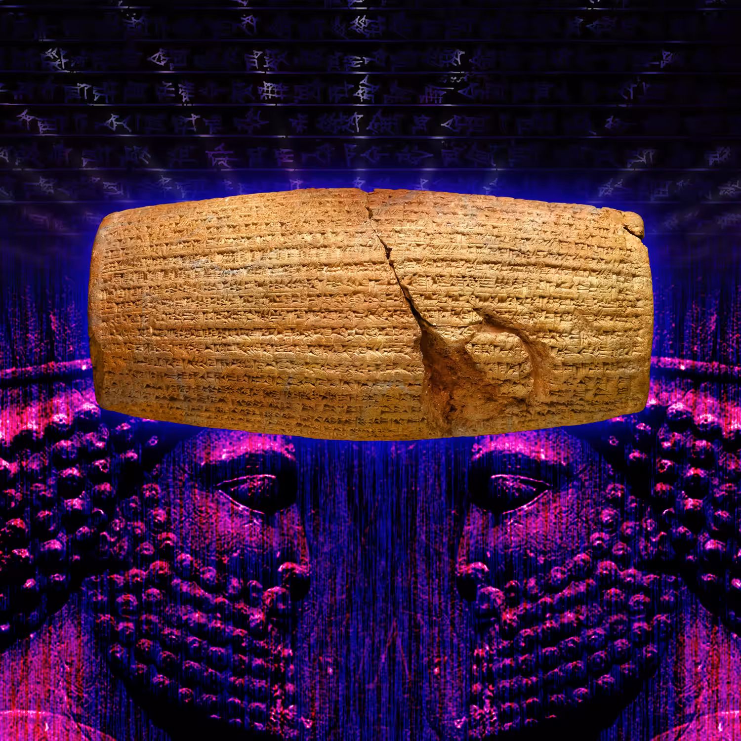 The Cyrus Cylinder, first charter of human rights