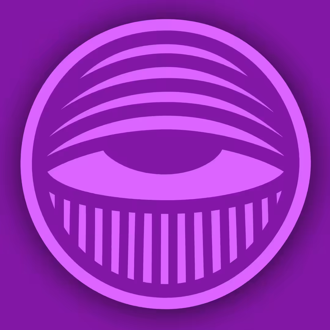 Single Blinking Eye (Purple)