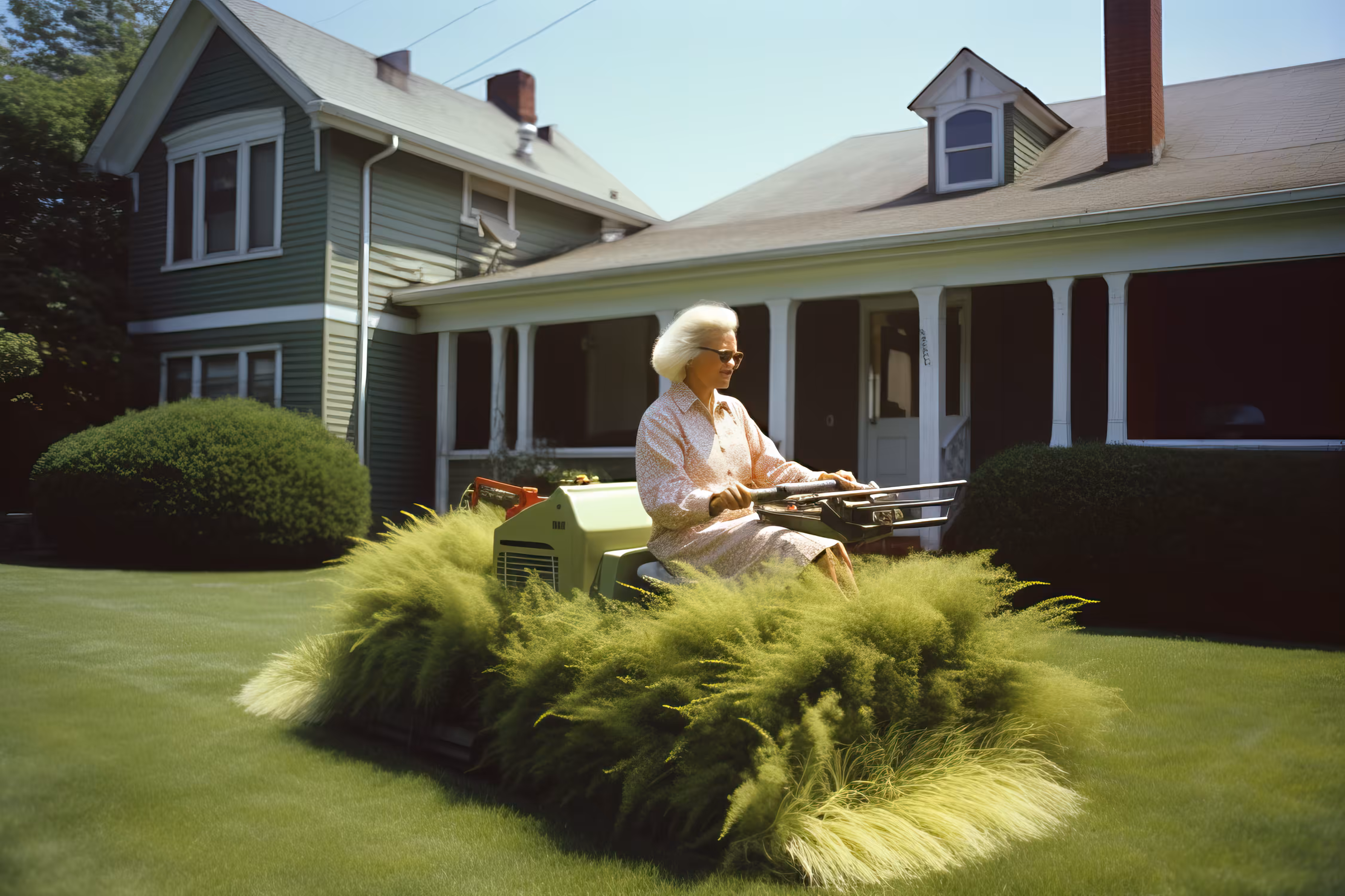 Lady Lawnmower