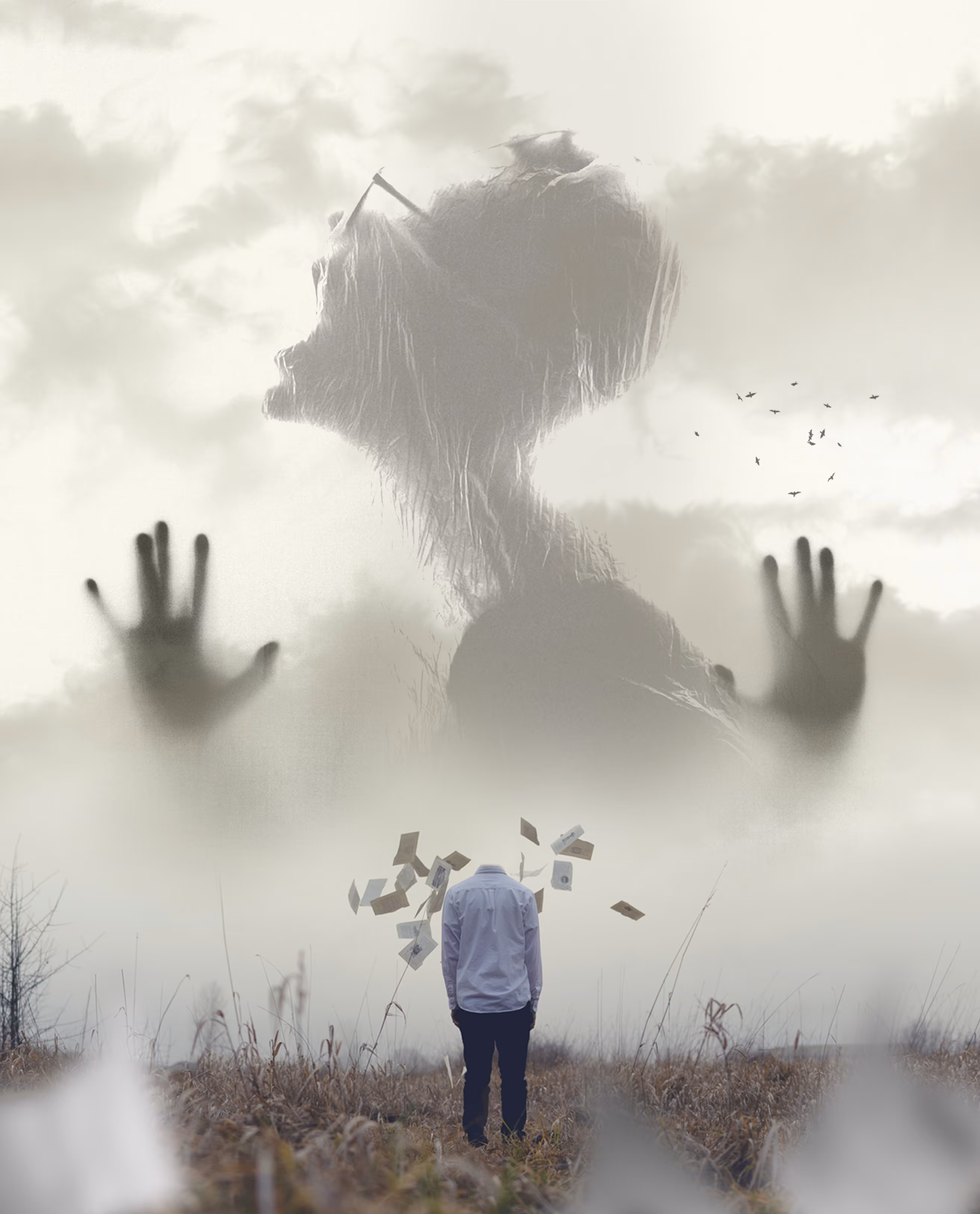 Man standing on grass
