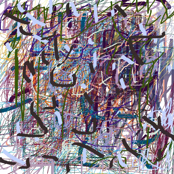 Scribble, 1995, #3