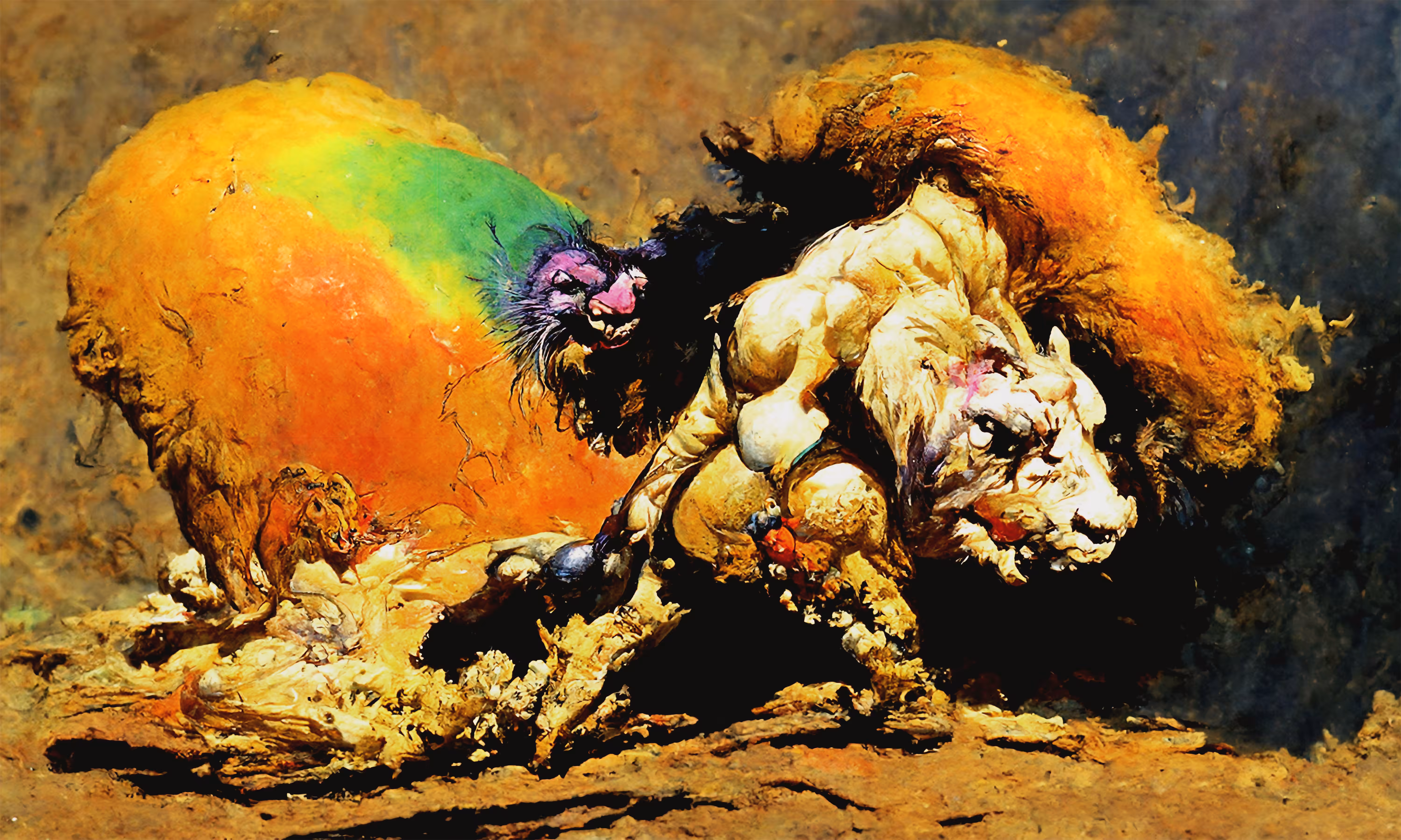 Beautiful Warfare - Animal Wars 5 (Lions)