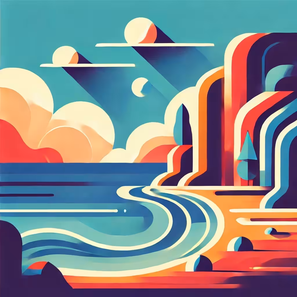 Geometric Beachscape