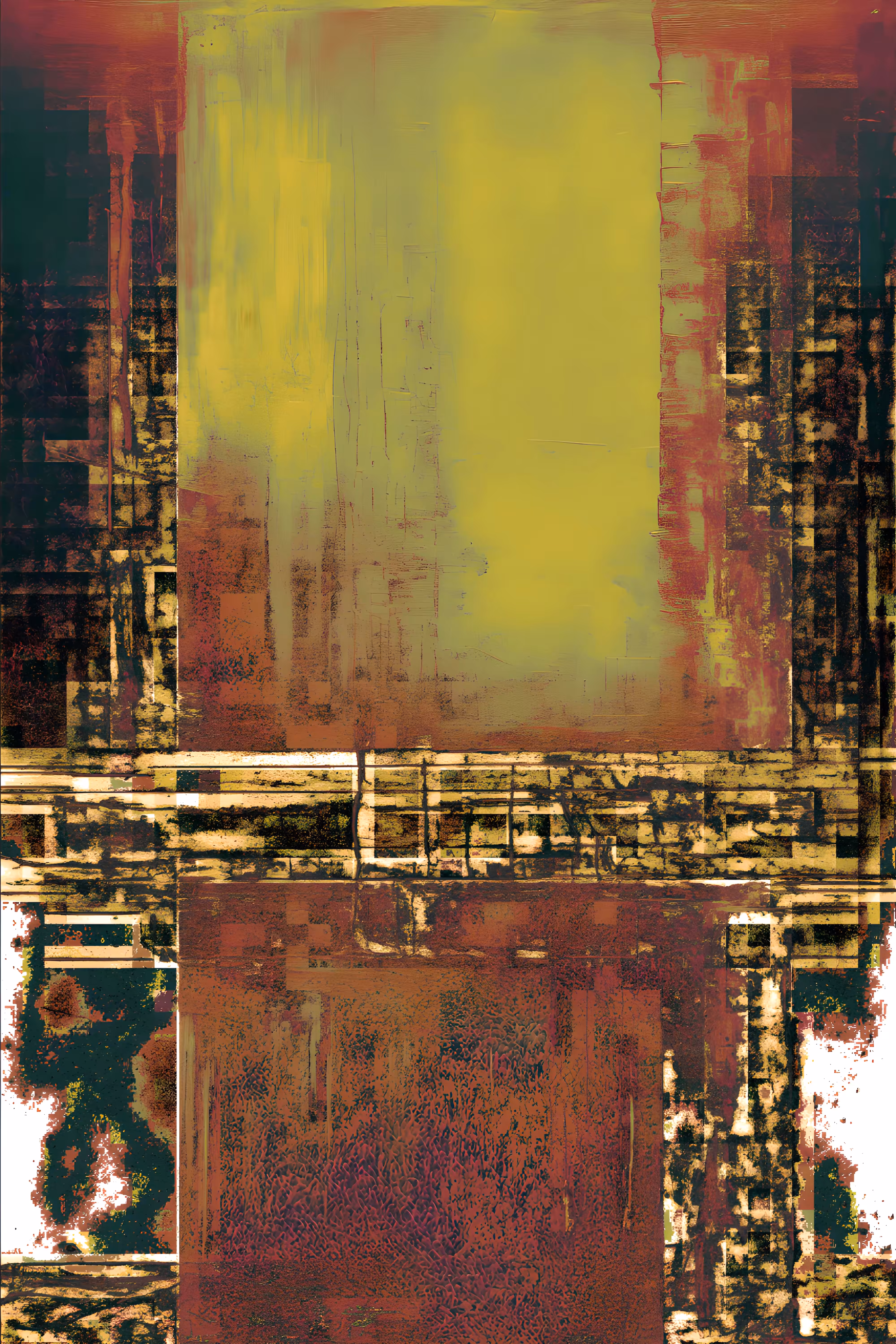Untitled No. 2 (Rust on Mercury Gilding)