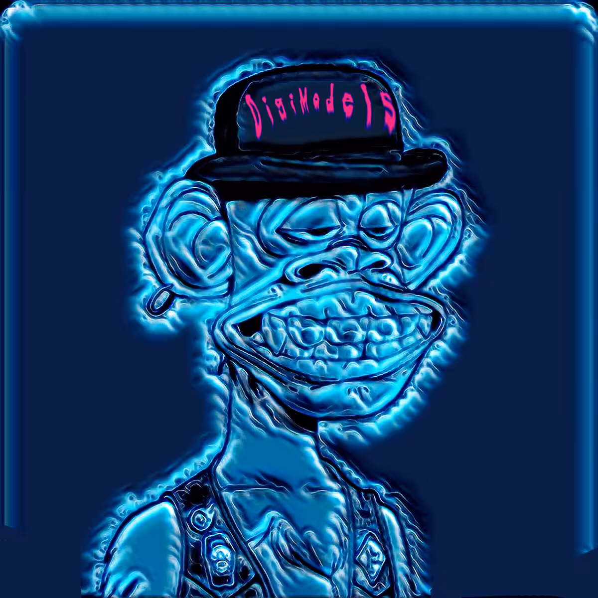 #DigiModels Blue Bored Ape