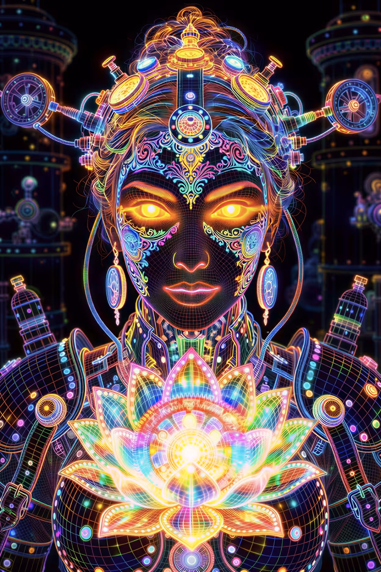 Flor do Lótus — Cybernetic Temple: Flor do Lótus XVI – Radiant Core