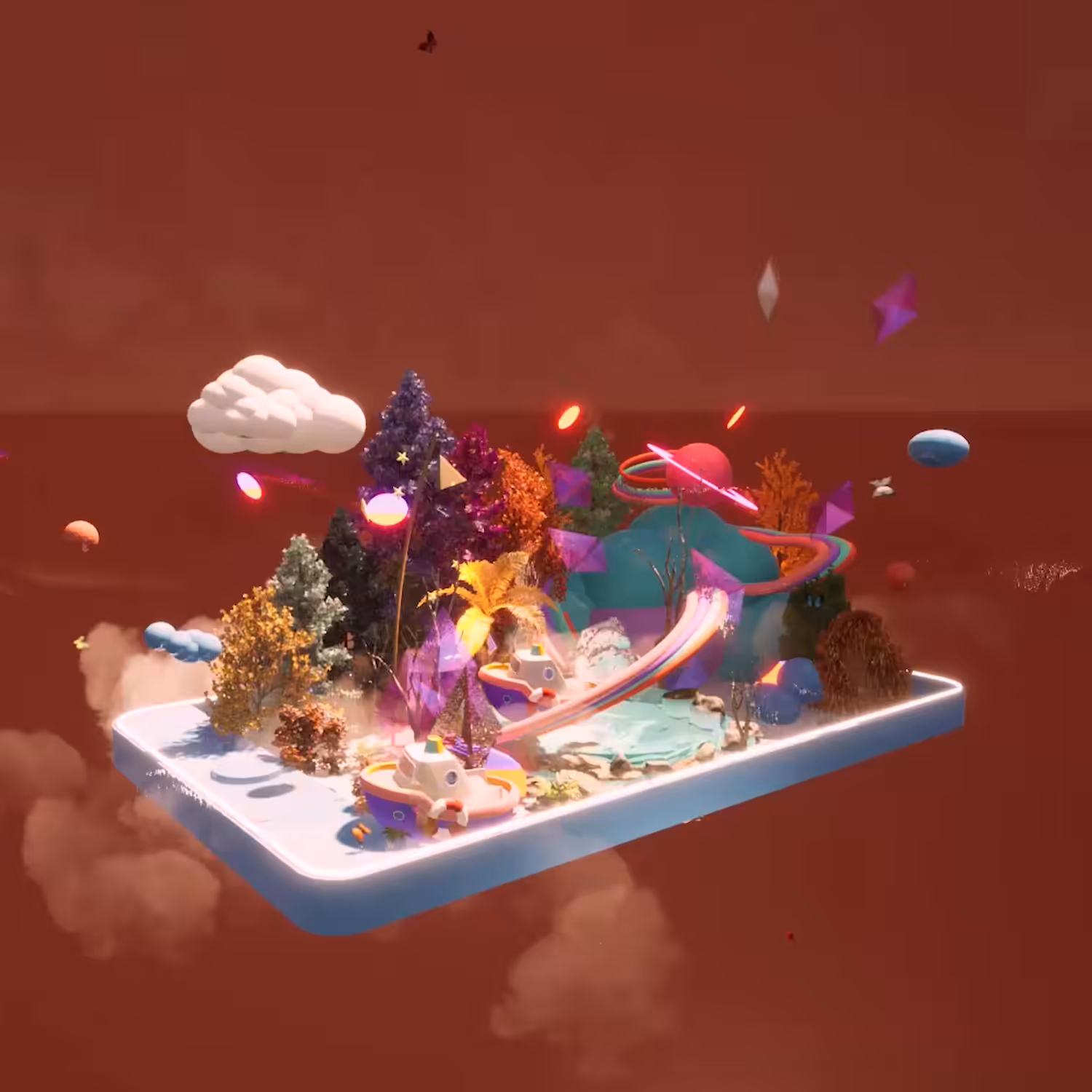 Rainbow Garden on your Phone
