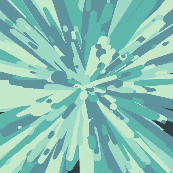 drip flower painting #47