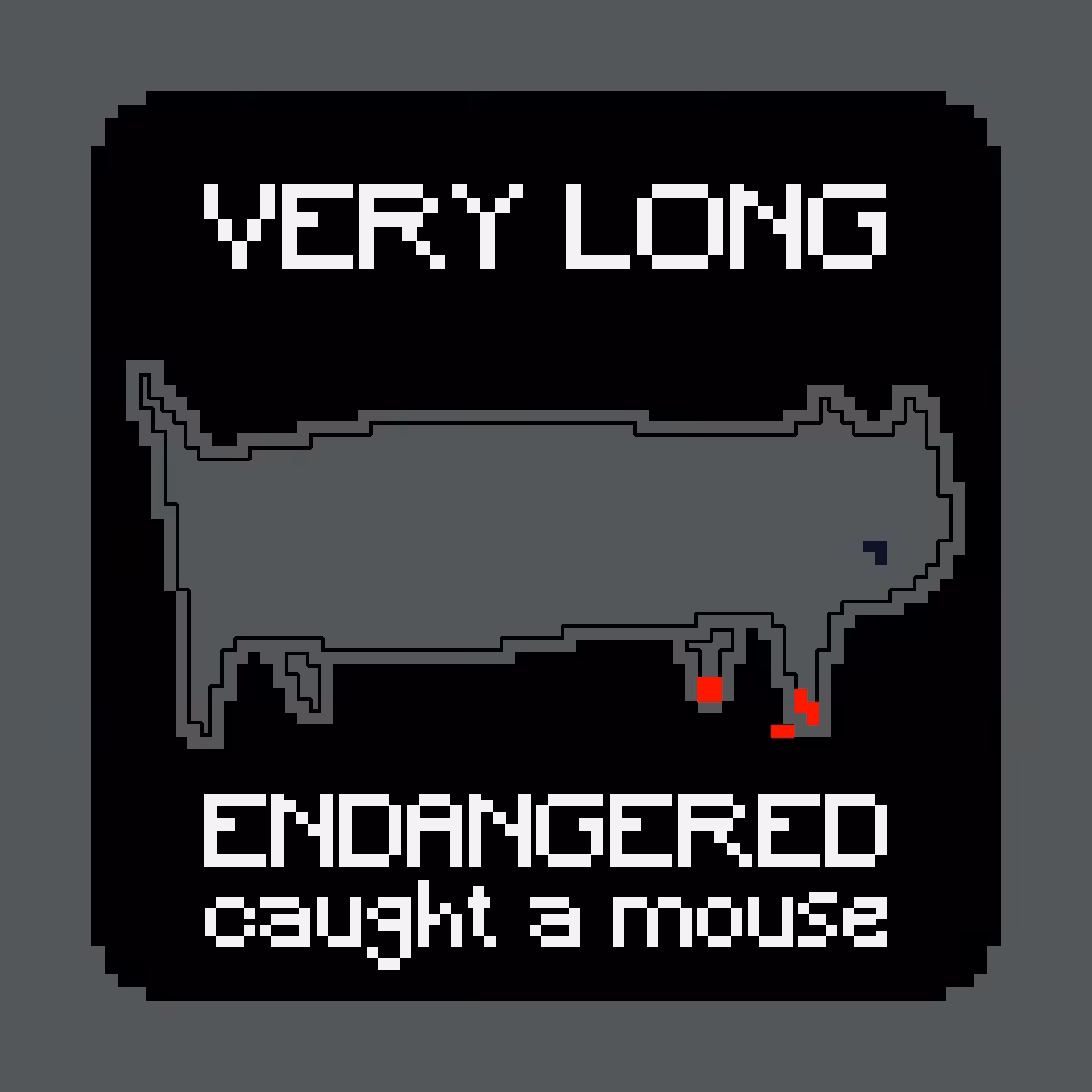 VERY LONG ENDANGERED CAT #10