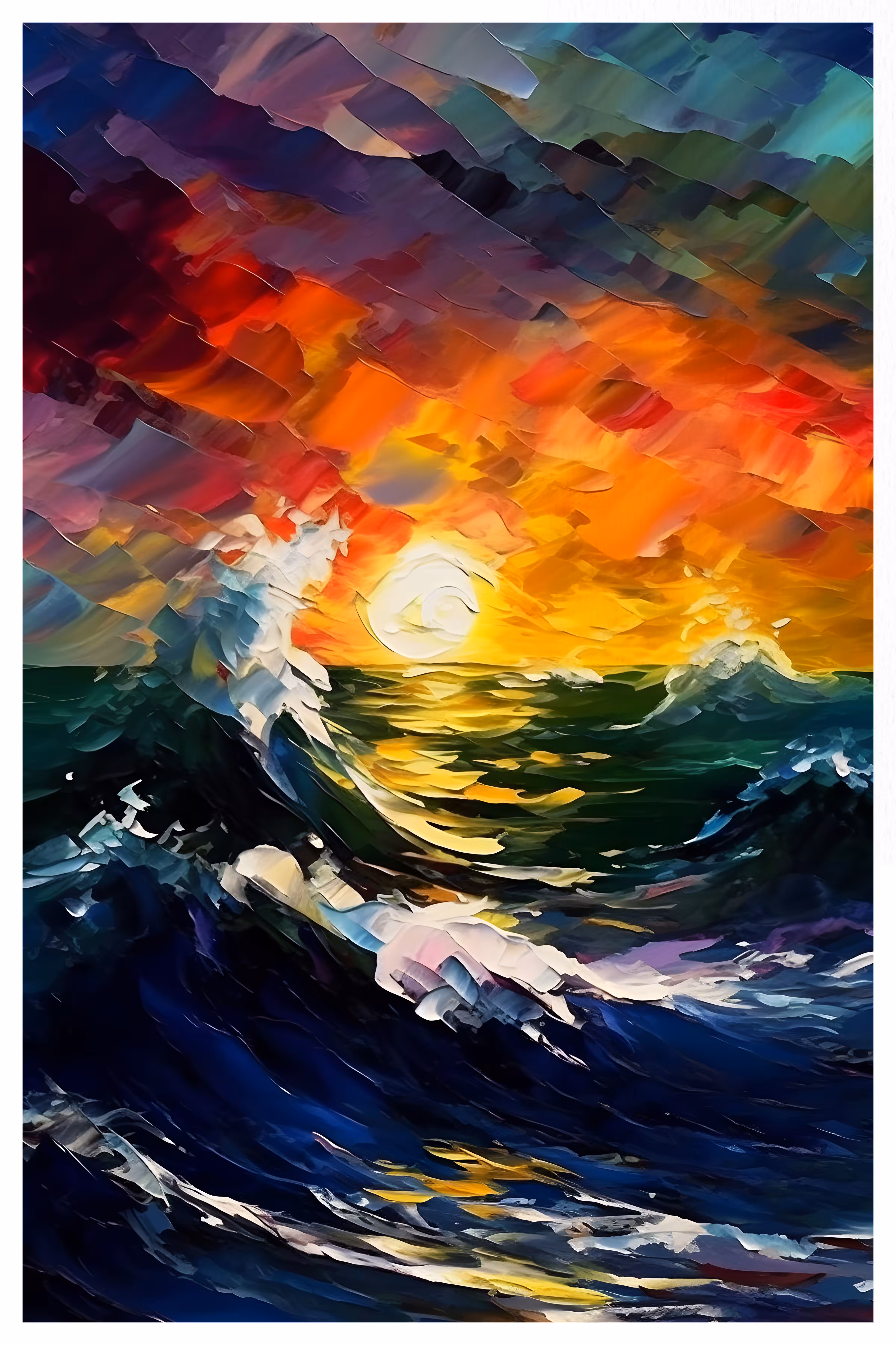 Dark Cloudy Sunset