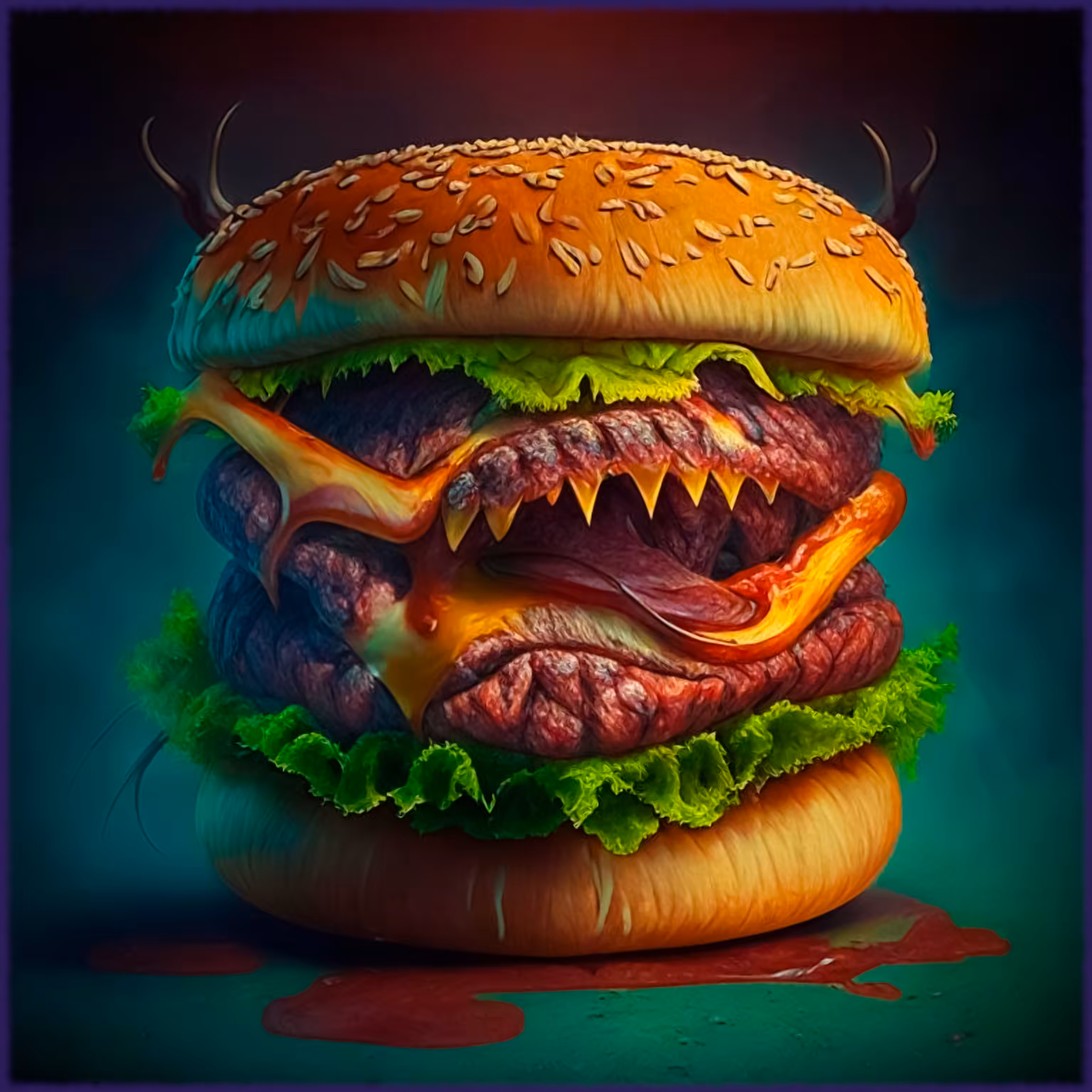 Assorted burger