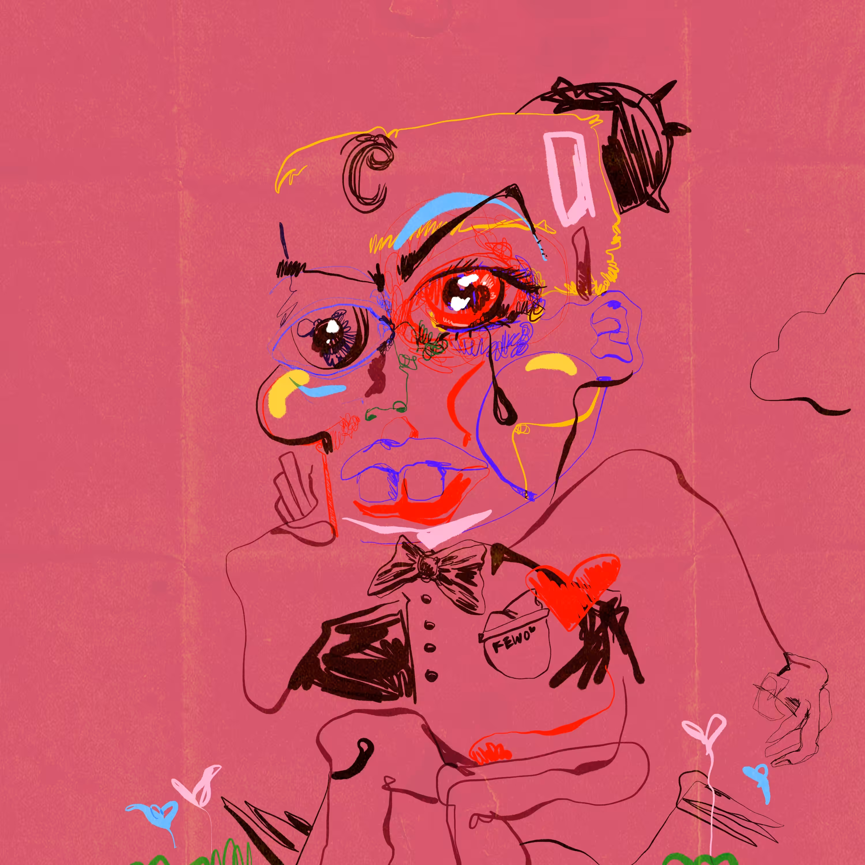 Nurturing a flower