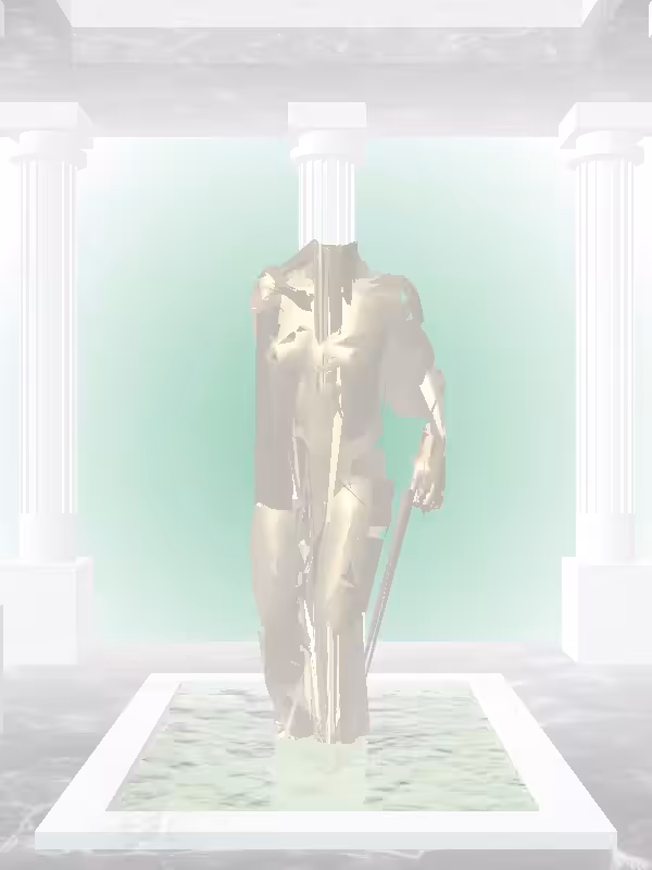 HeavenComputer: The Injured Faded Gold Woman #6904