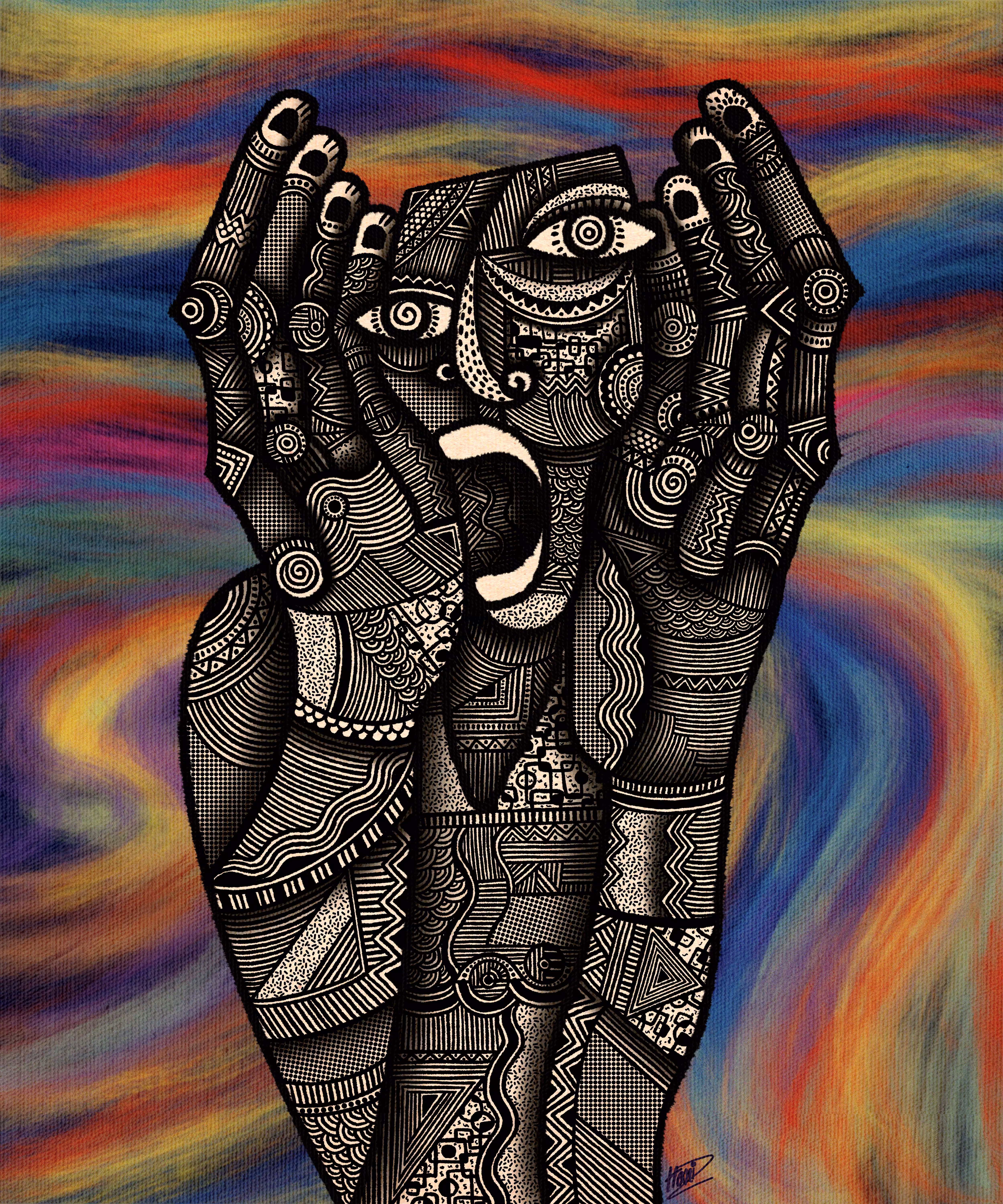 Colorful Scream