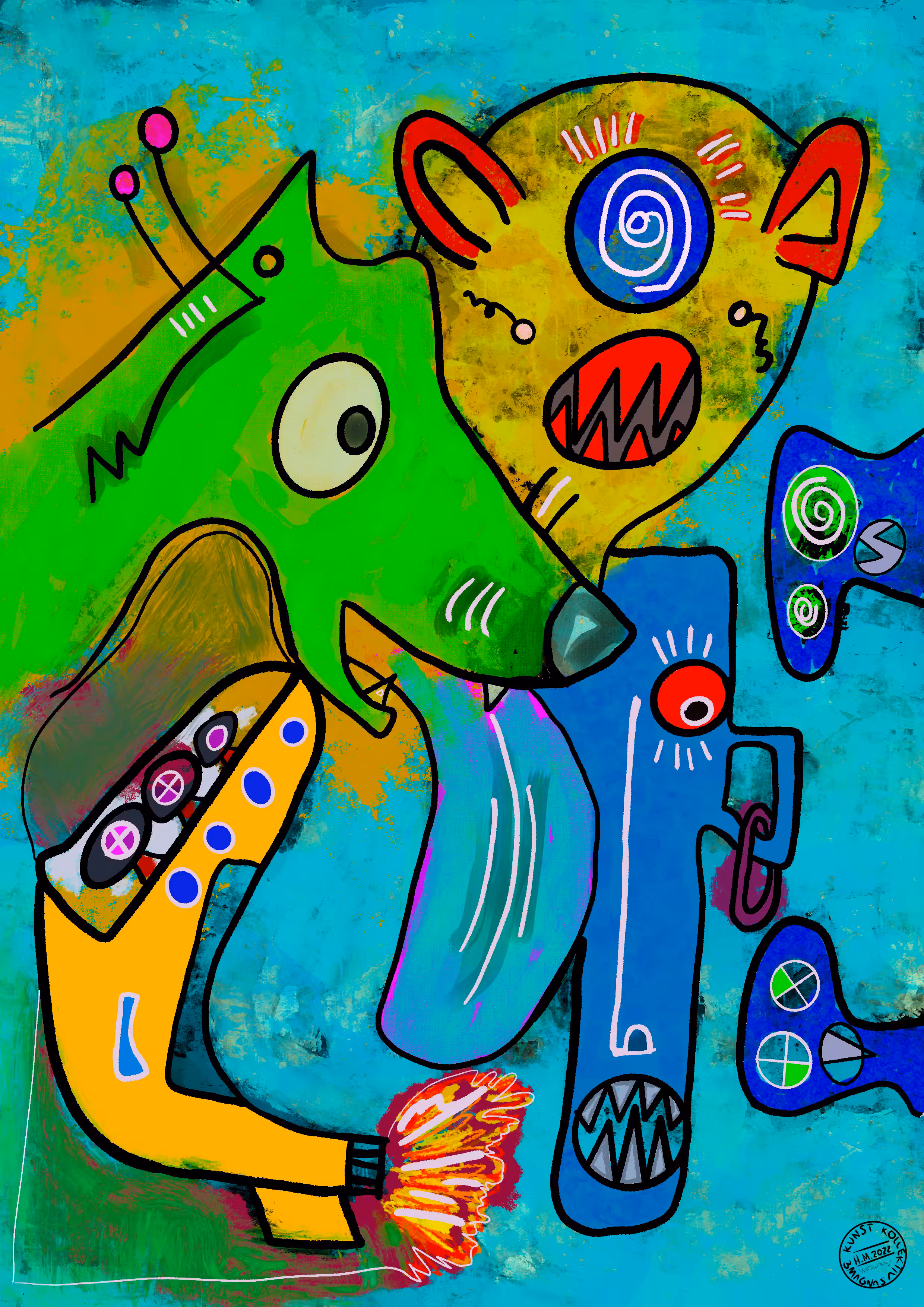 IdMe Memes by 3Magnas Base Collection: AlienPets - Original #3
