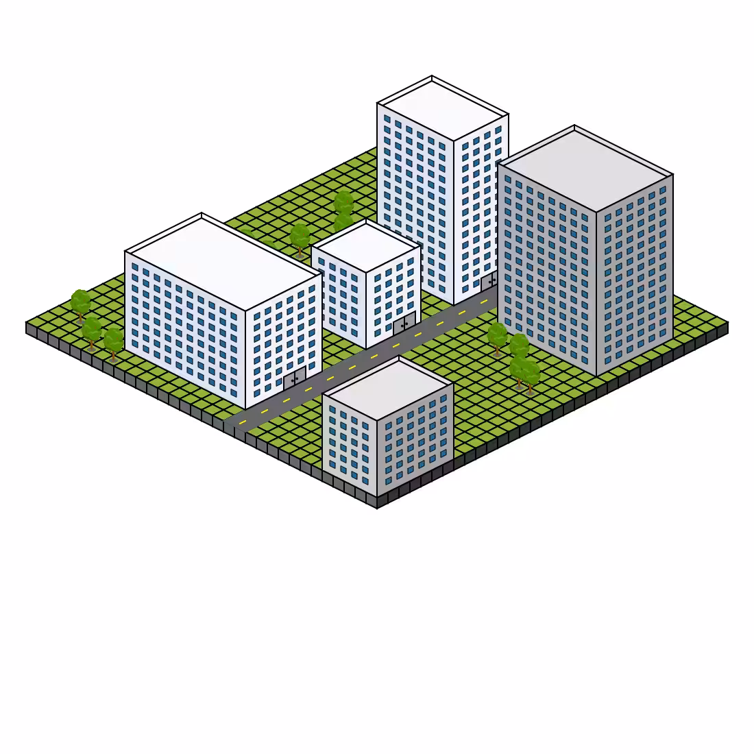 Isometric City Block #2