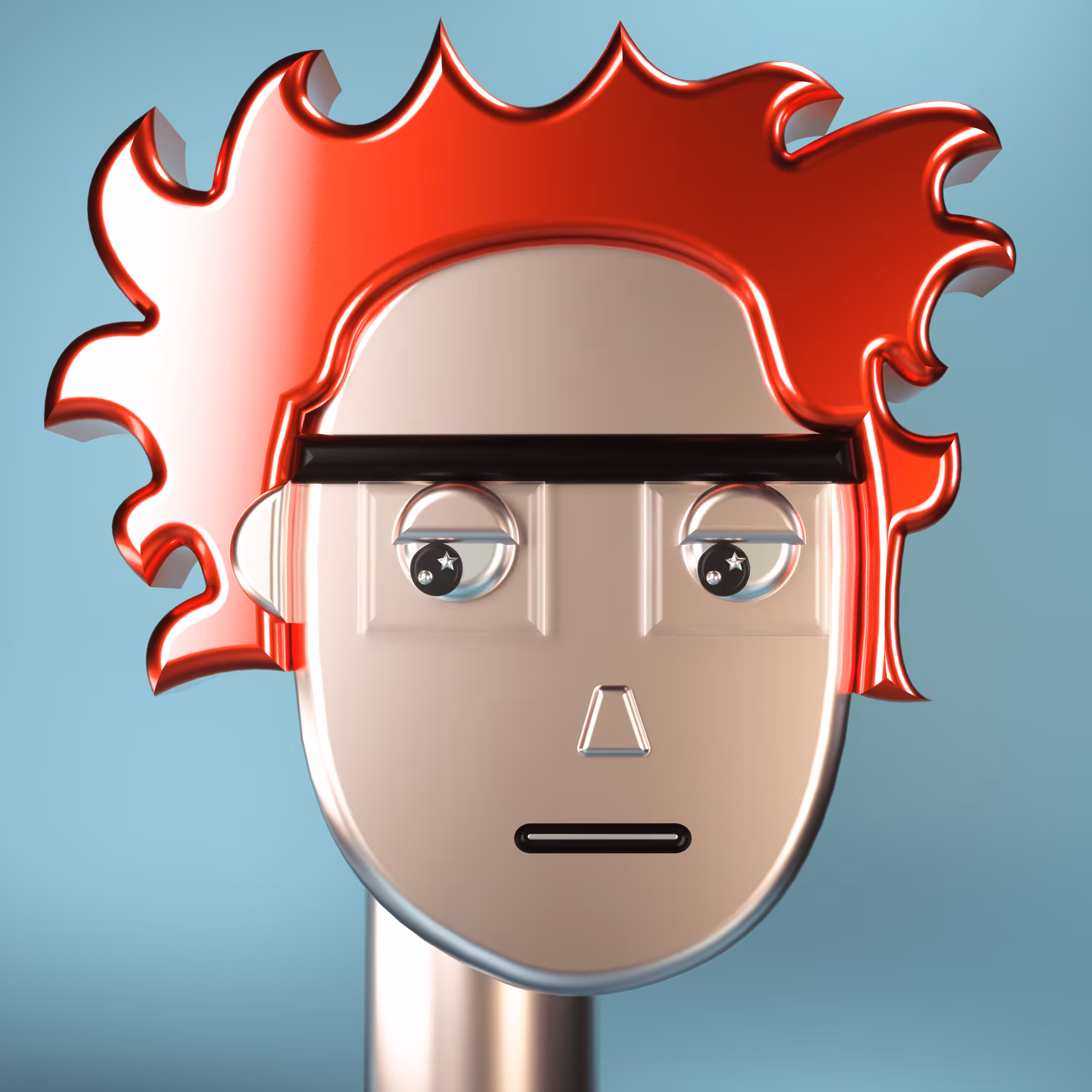 3D Chrome Punk #0186