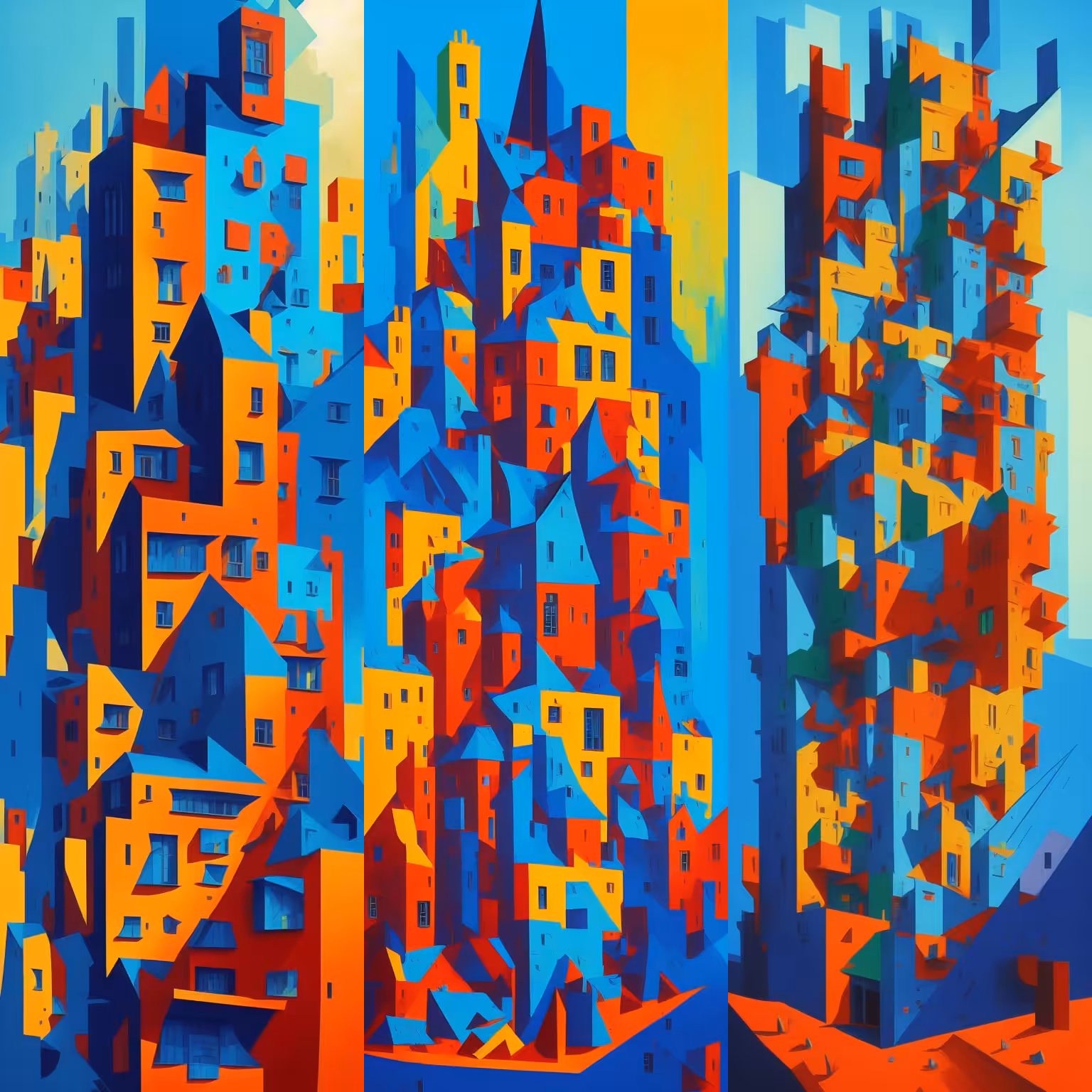 Cubism Buildings #4