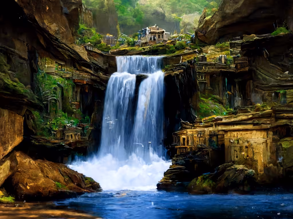 Kyanite Lake Falls