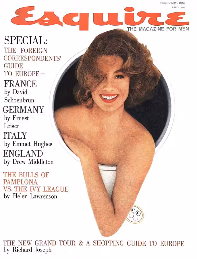 The cover of the February 1961 issue of Esquire magazine