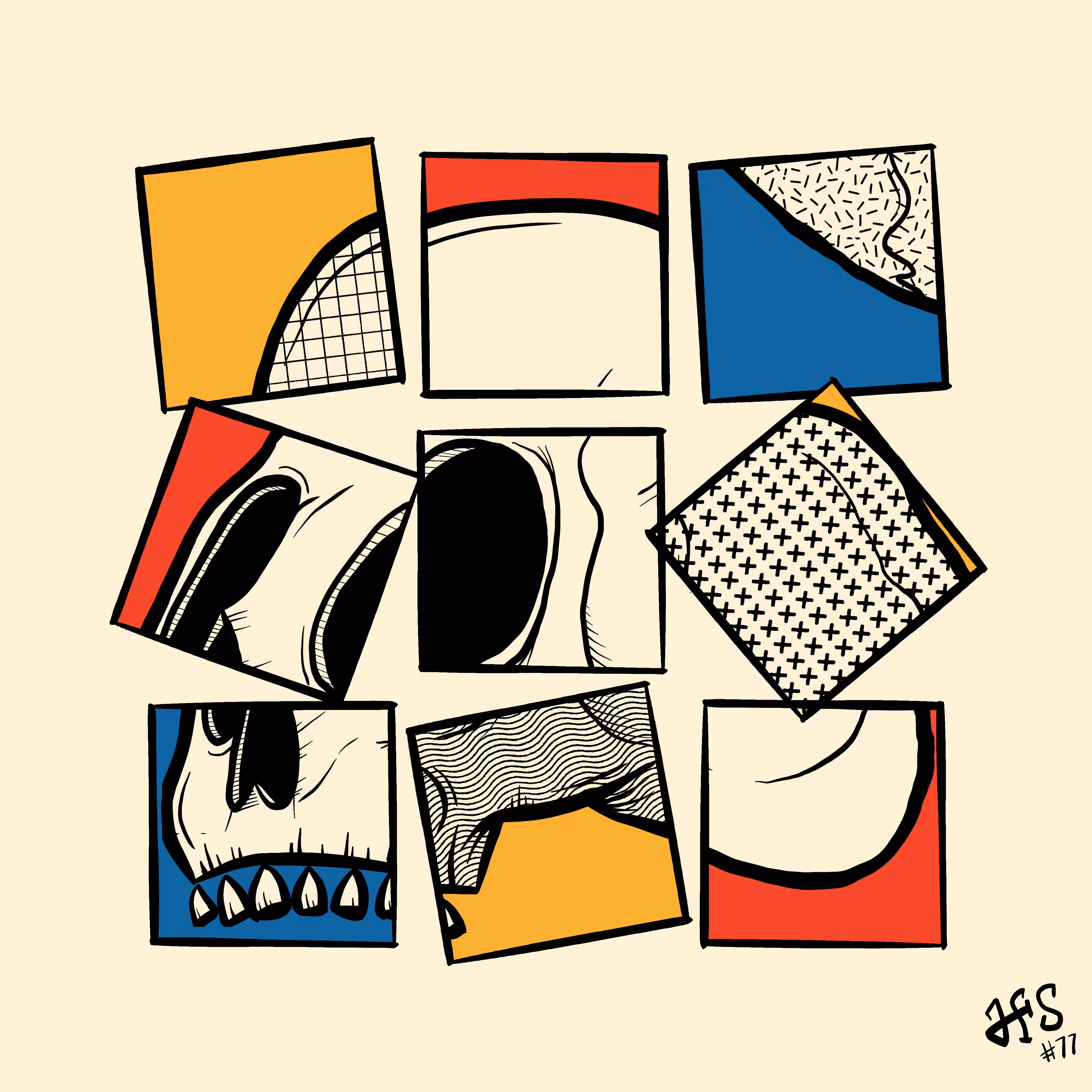 Almost Fancy Skull #77