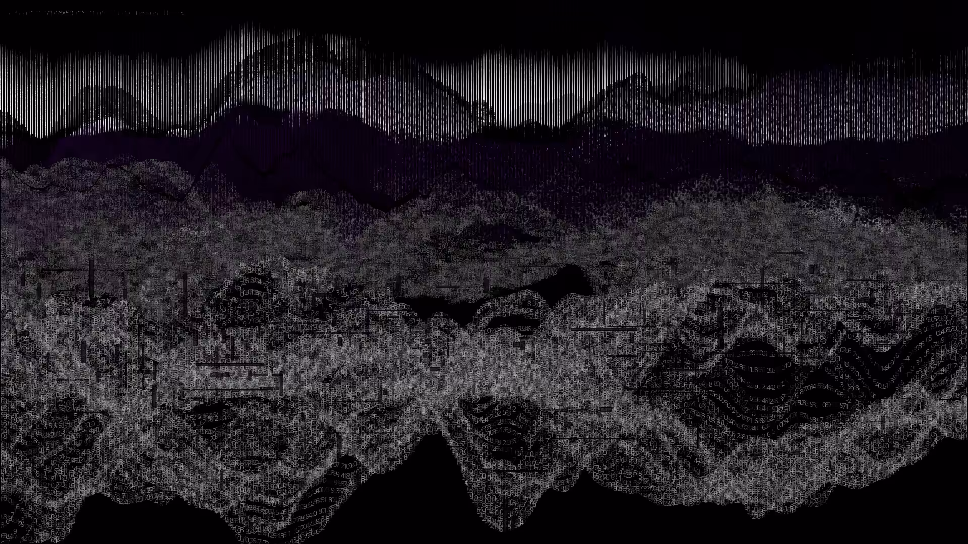 Pixel rain in a data landsacape #173
