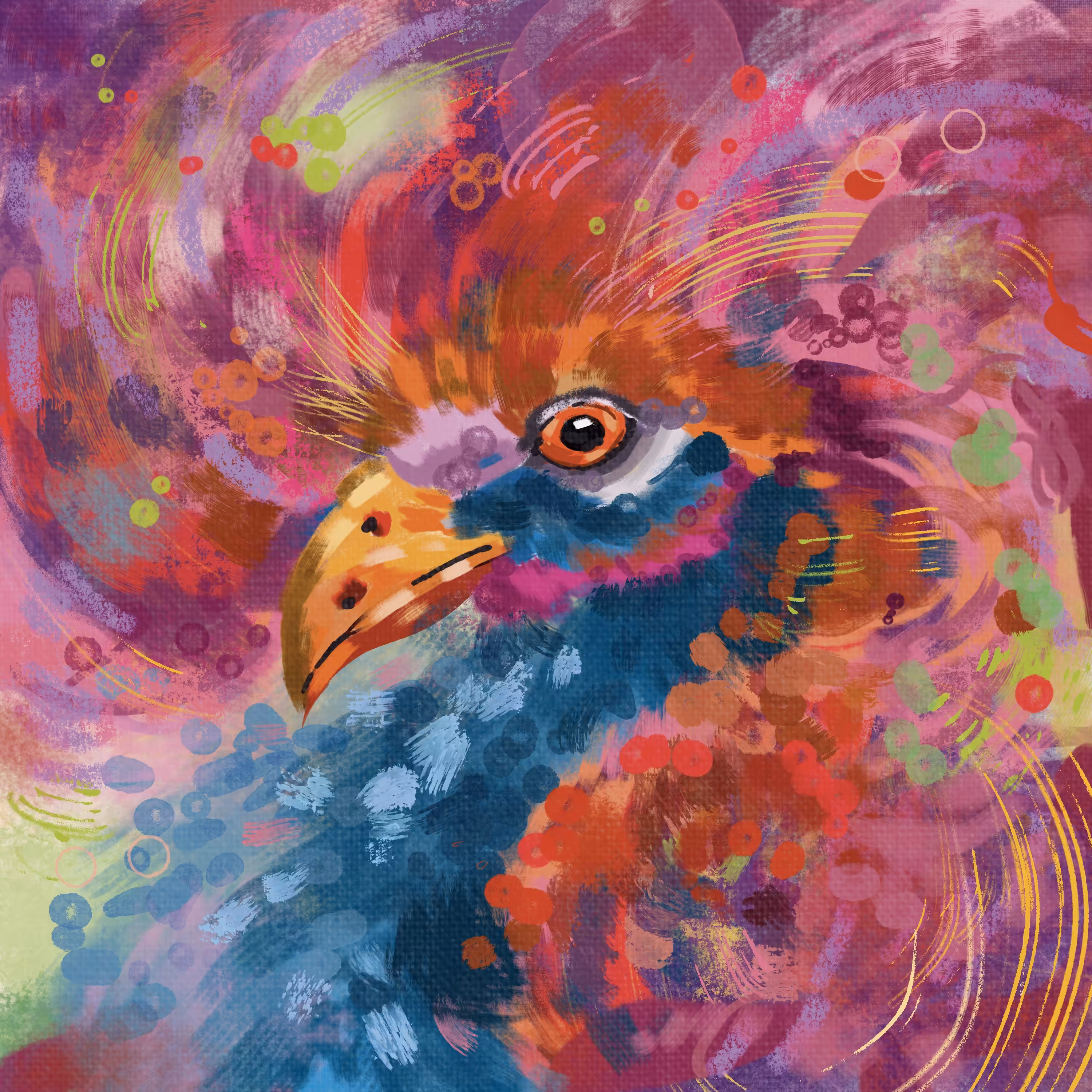 A magical bird