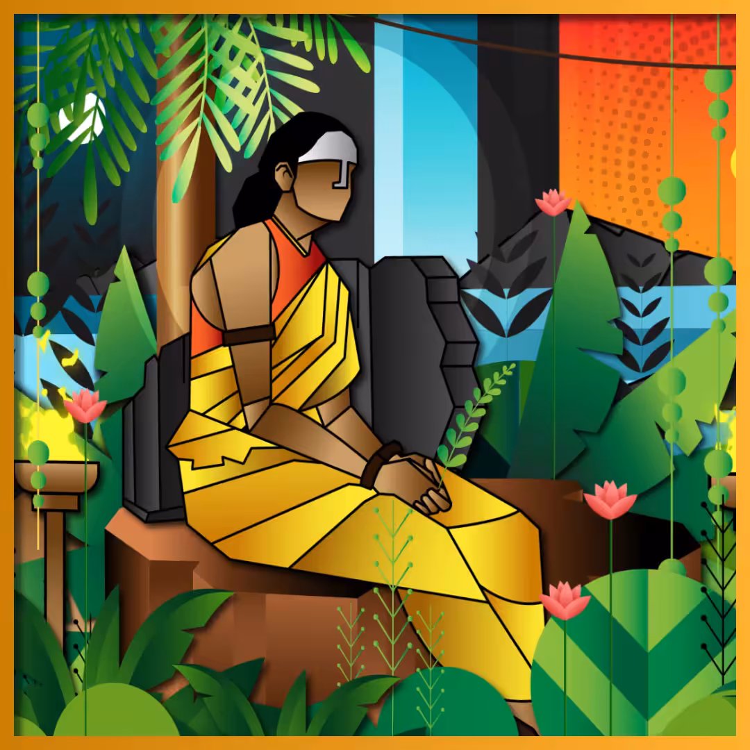 The VediCubist's "Sita Vanvas"