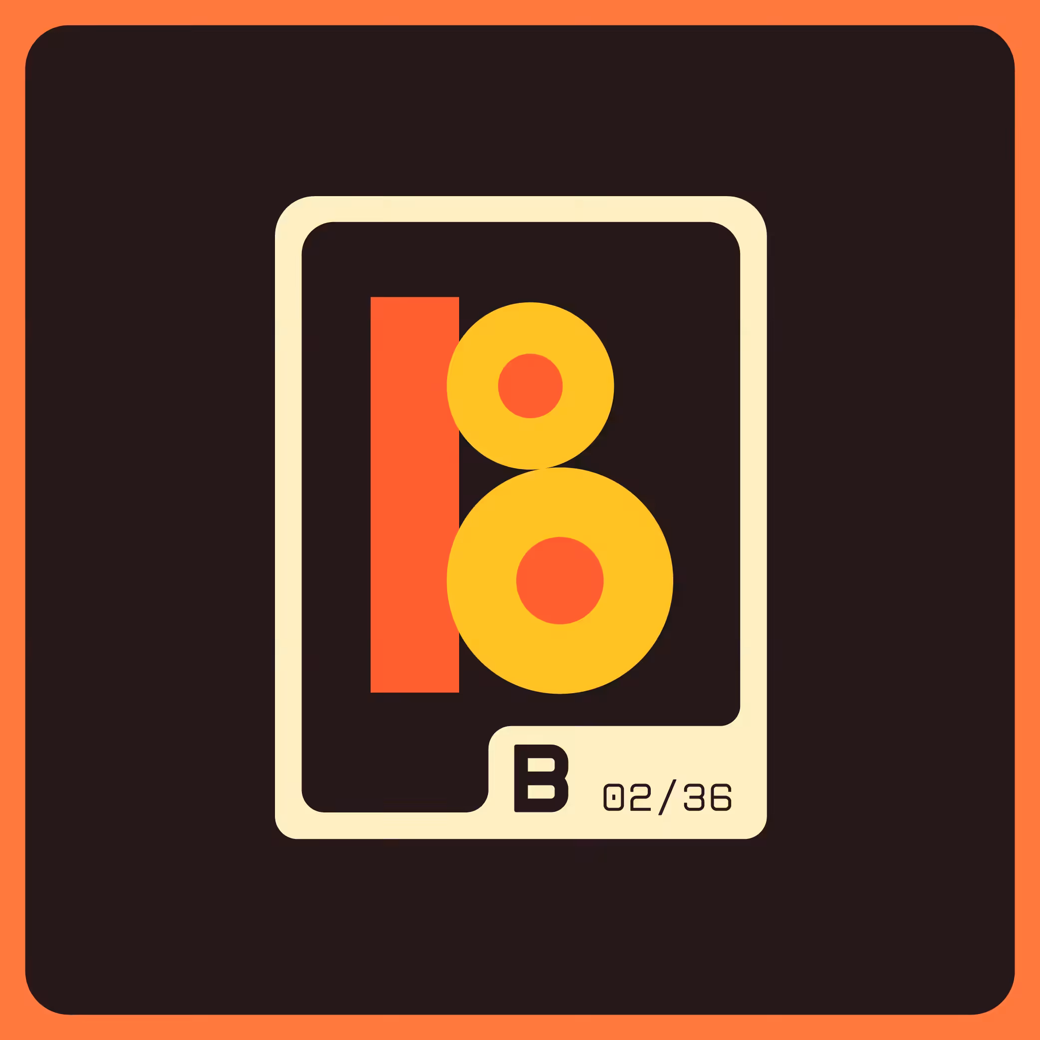 Alphabet Badge Series - B