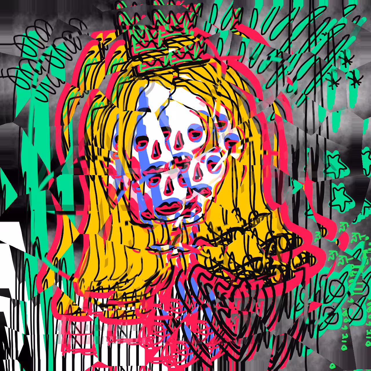 Broken glass queen(animated)
