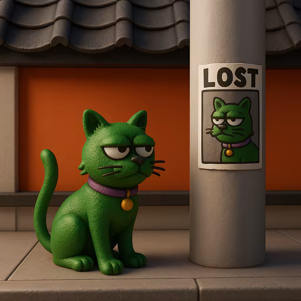 Lost Pepe Cat
