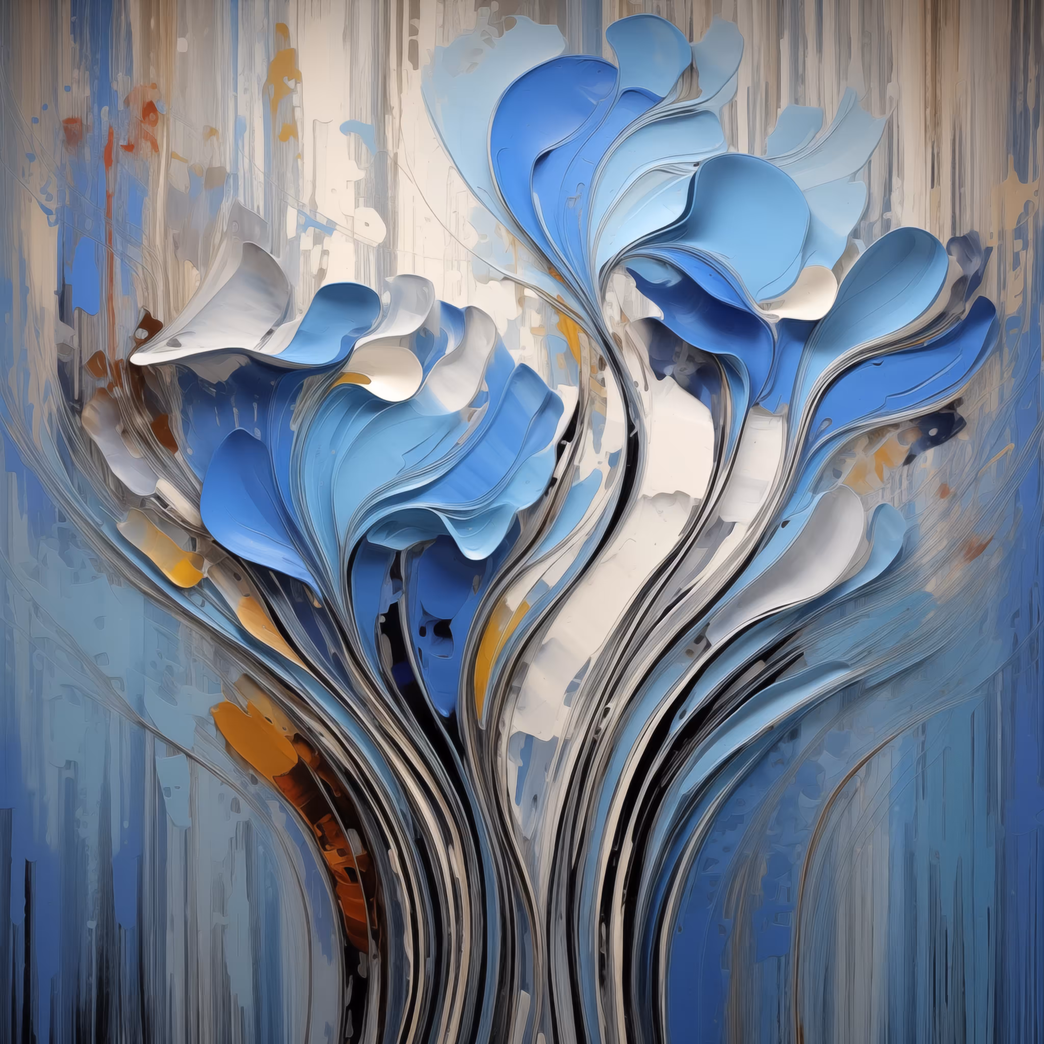 The New Collection: Blue Flowers