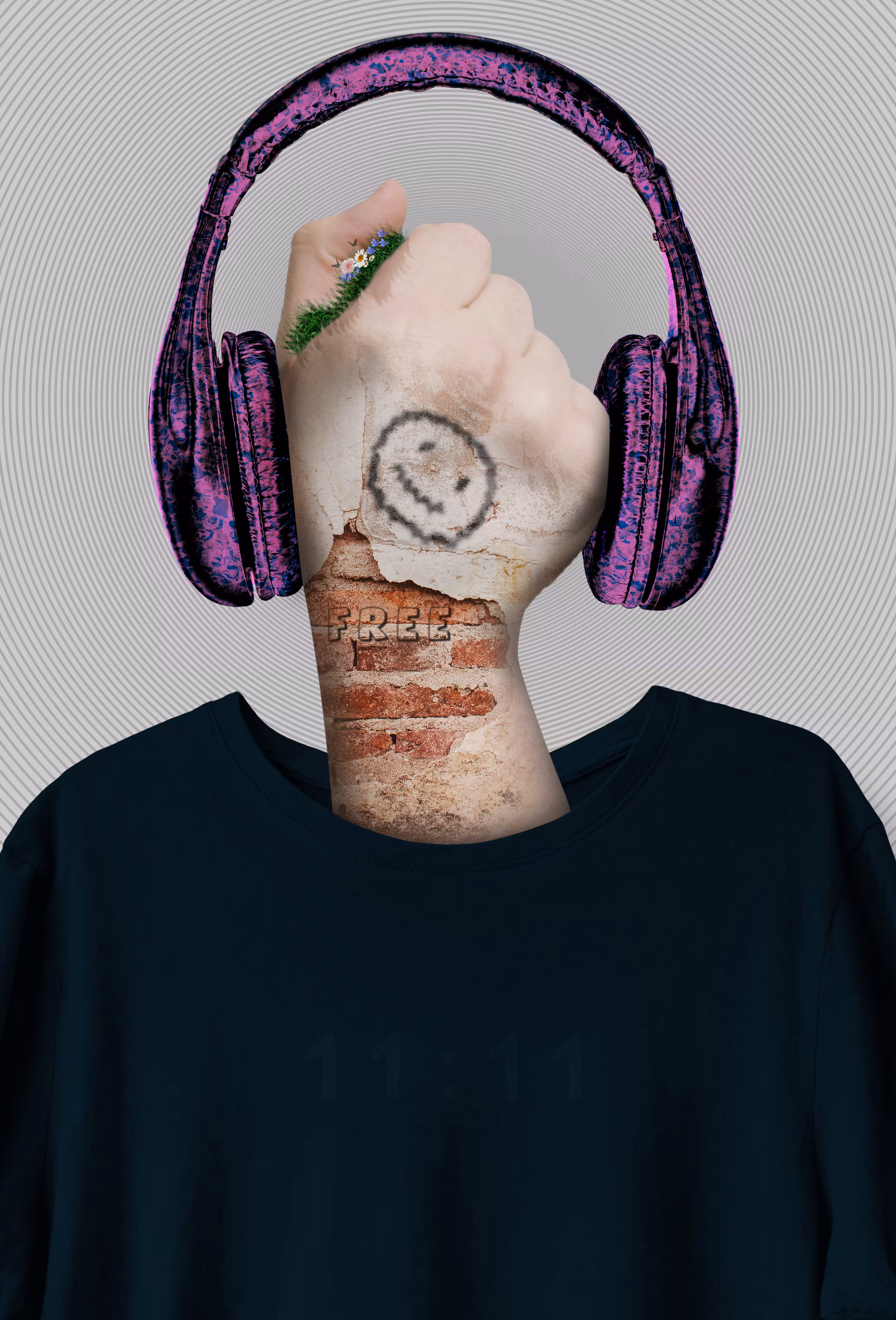 A handful of listeners