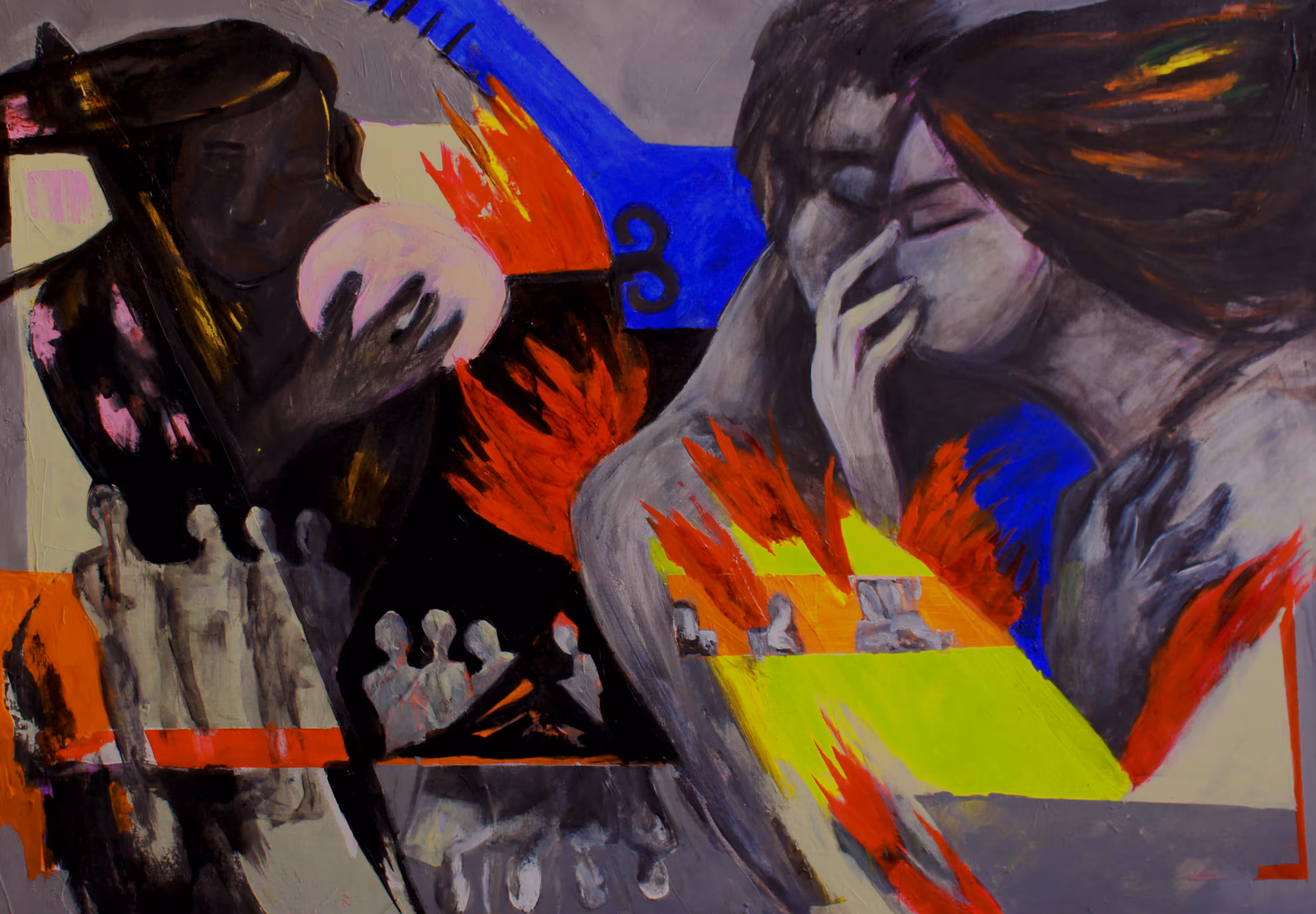 When art has a voice by @ZaraShooshtari and @Blue2black 