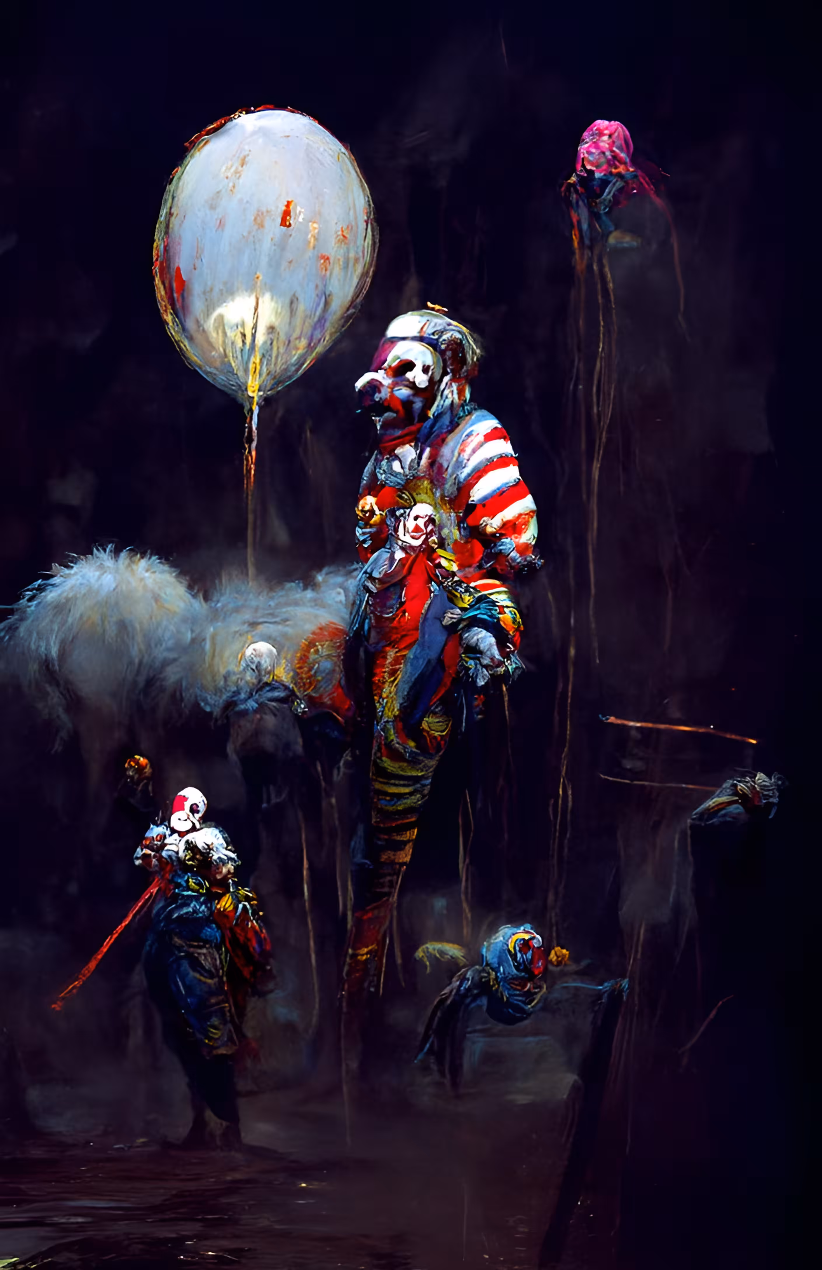 The Circus Story about a Man with the Crooked Nose, a Balloon and Some Henchmen in a Dark Alley