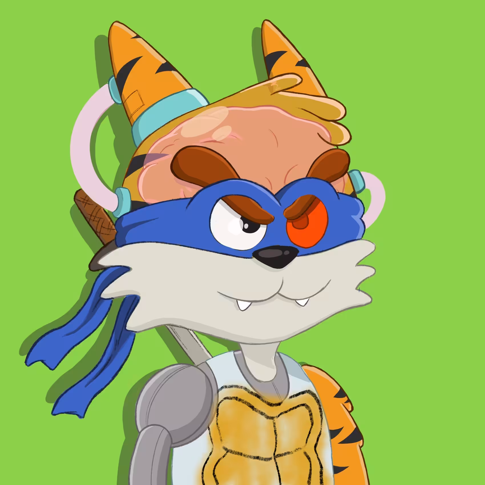 Cloned Cranium Cat Club TMNT803